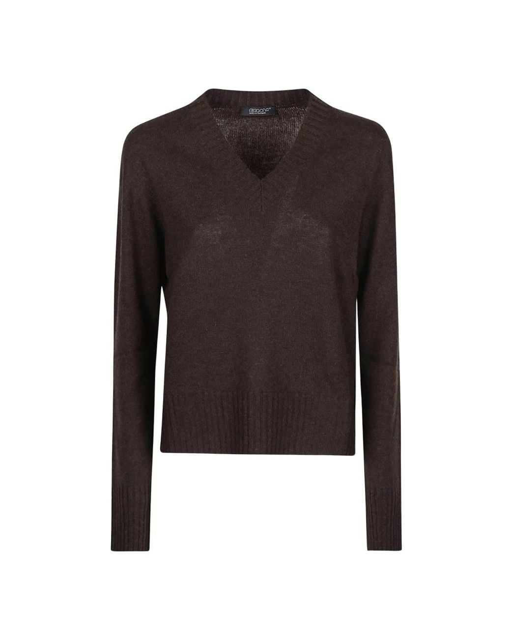 Aragona Black V-Neck Knitwear