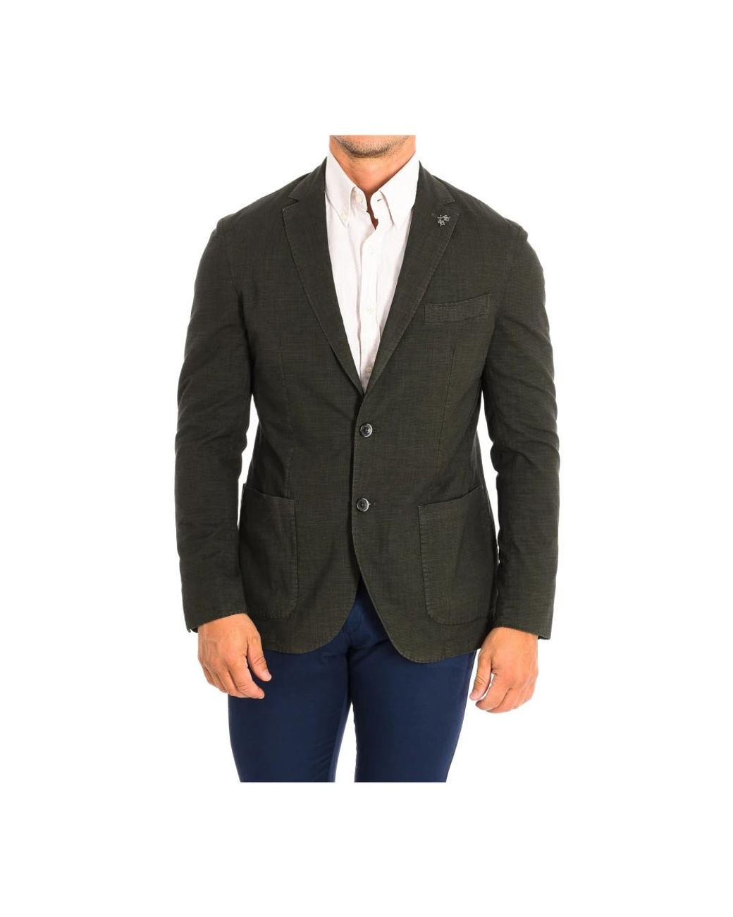 La Martina Black Blazers for men