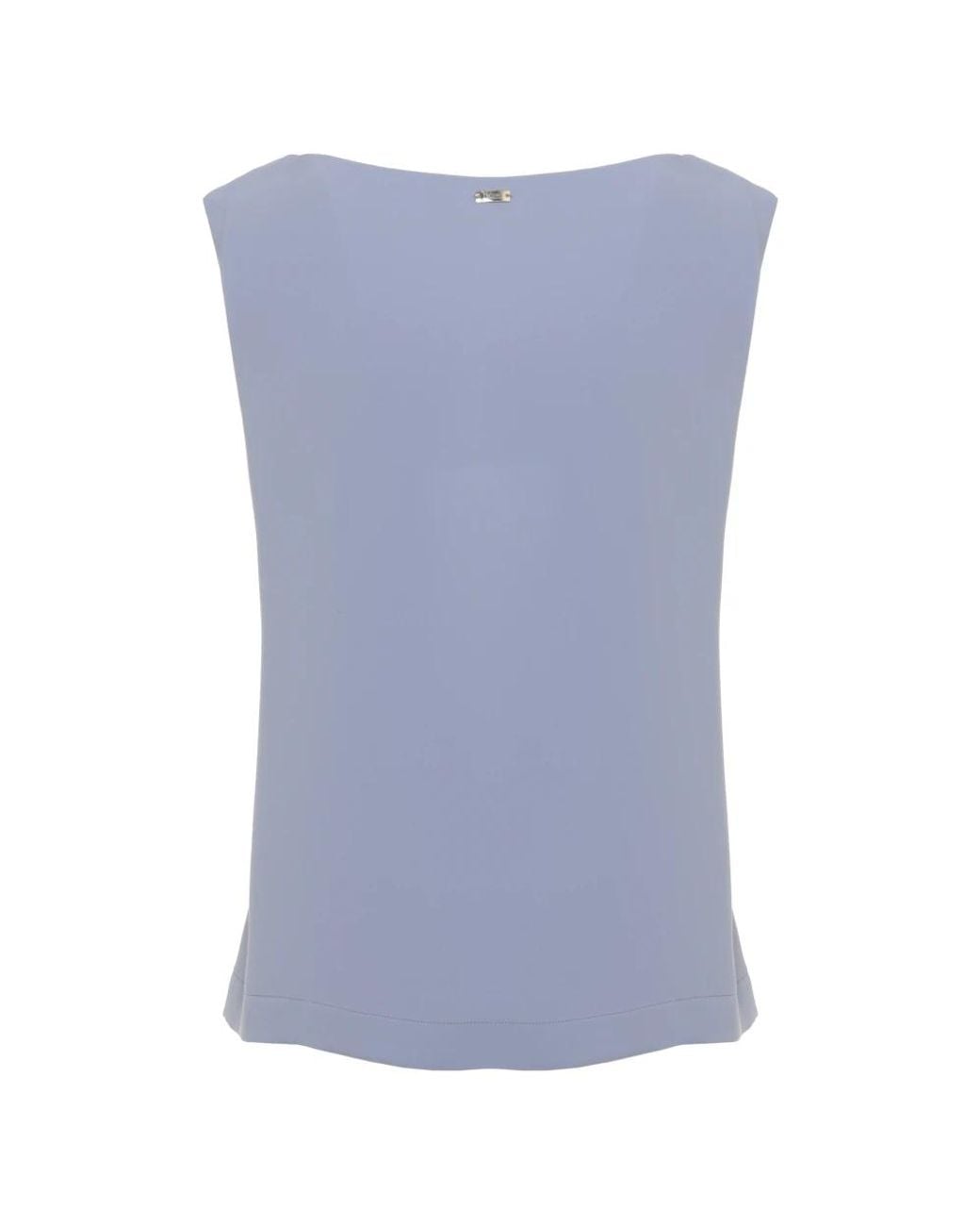 Herno Blue Sleeveless Tops