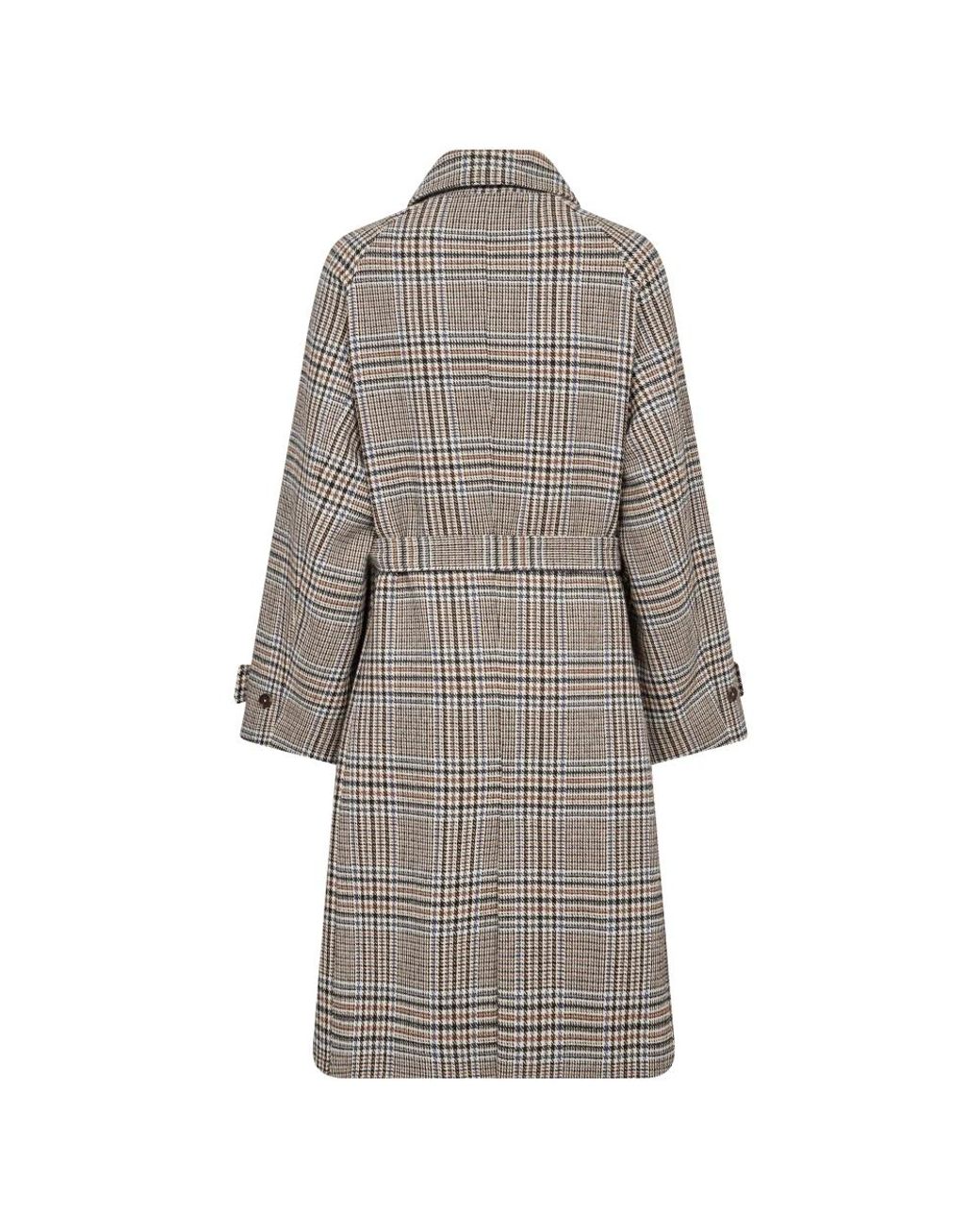 Mos Mosh Gray Belted Coats