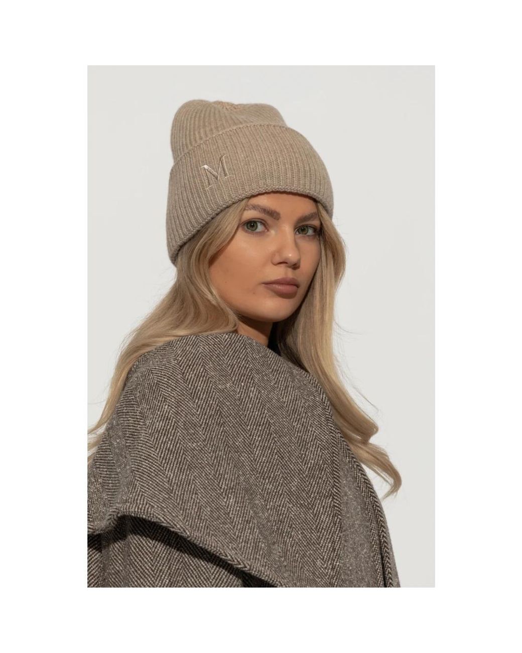 Max Mara Brown Beanies