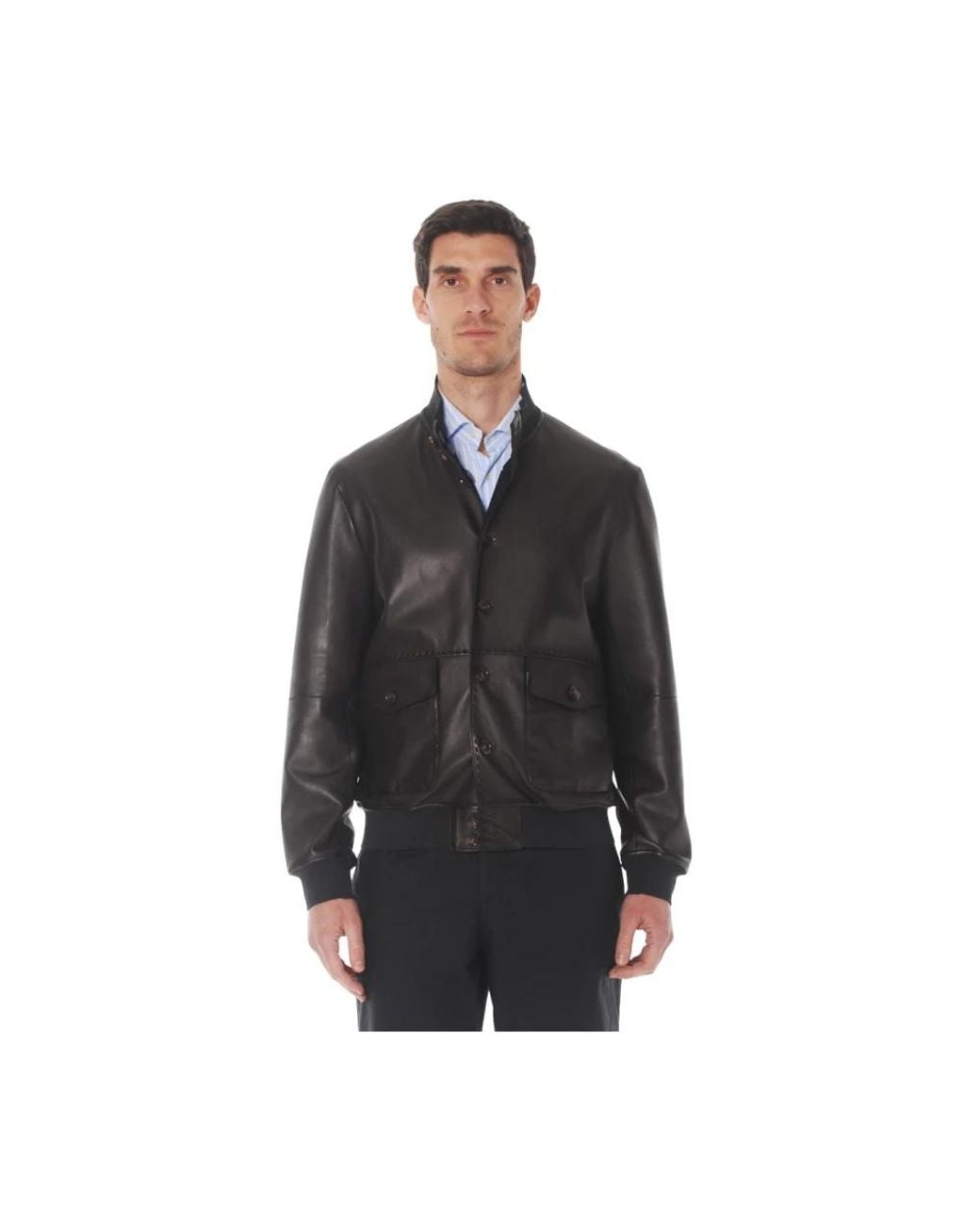The Jack Leathers Black Bomber Jackets for men