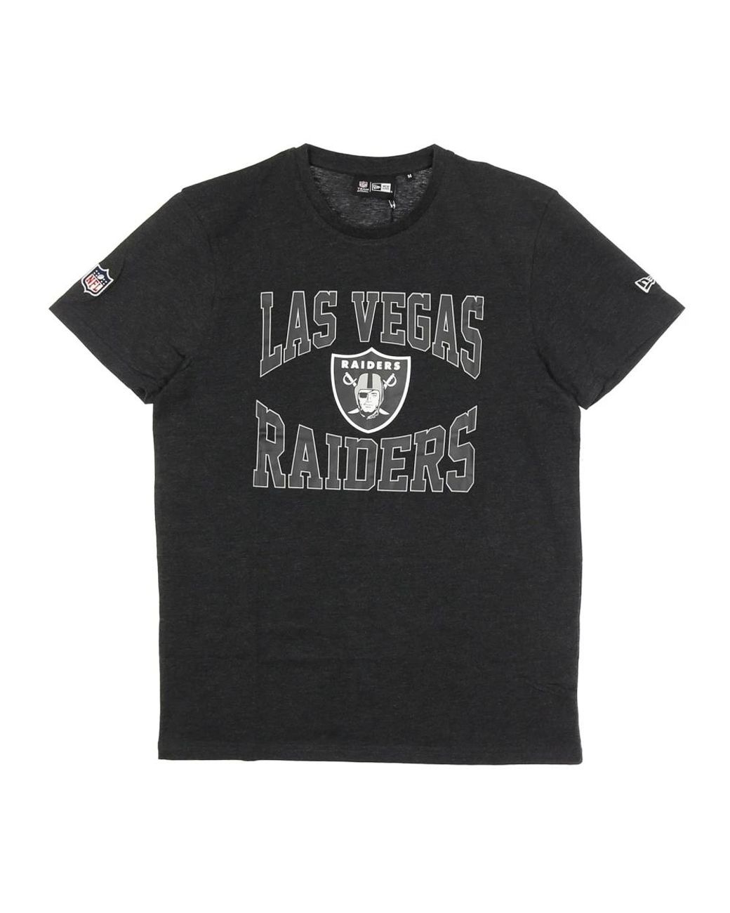 KTZ Tops ,Zwart ,Katoen Las Vegas Raiders Logo Tee in het Black voor heren