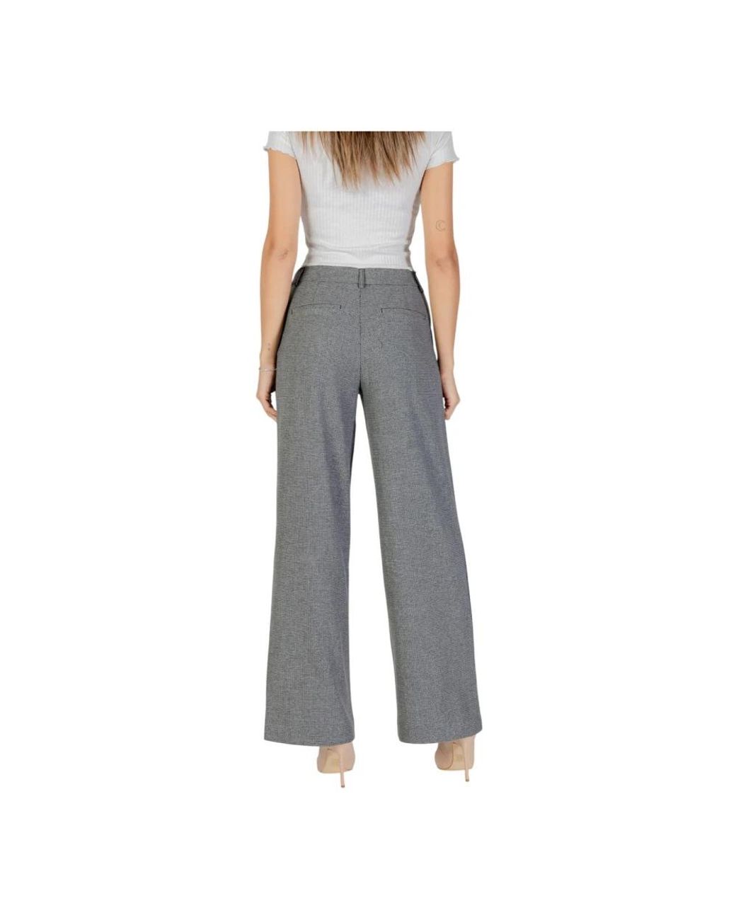 ONLY Gray Wide Trousers