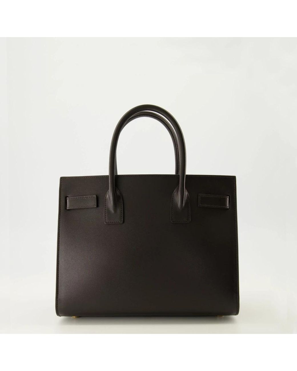 Tote Bags Saint Laurent de color Black