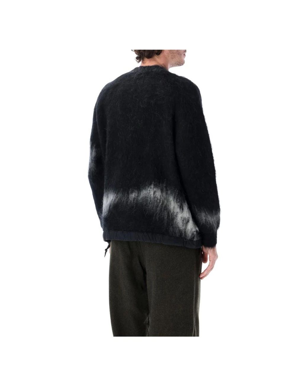 And Wander Black Round-Neck Knitwear for men