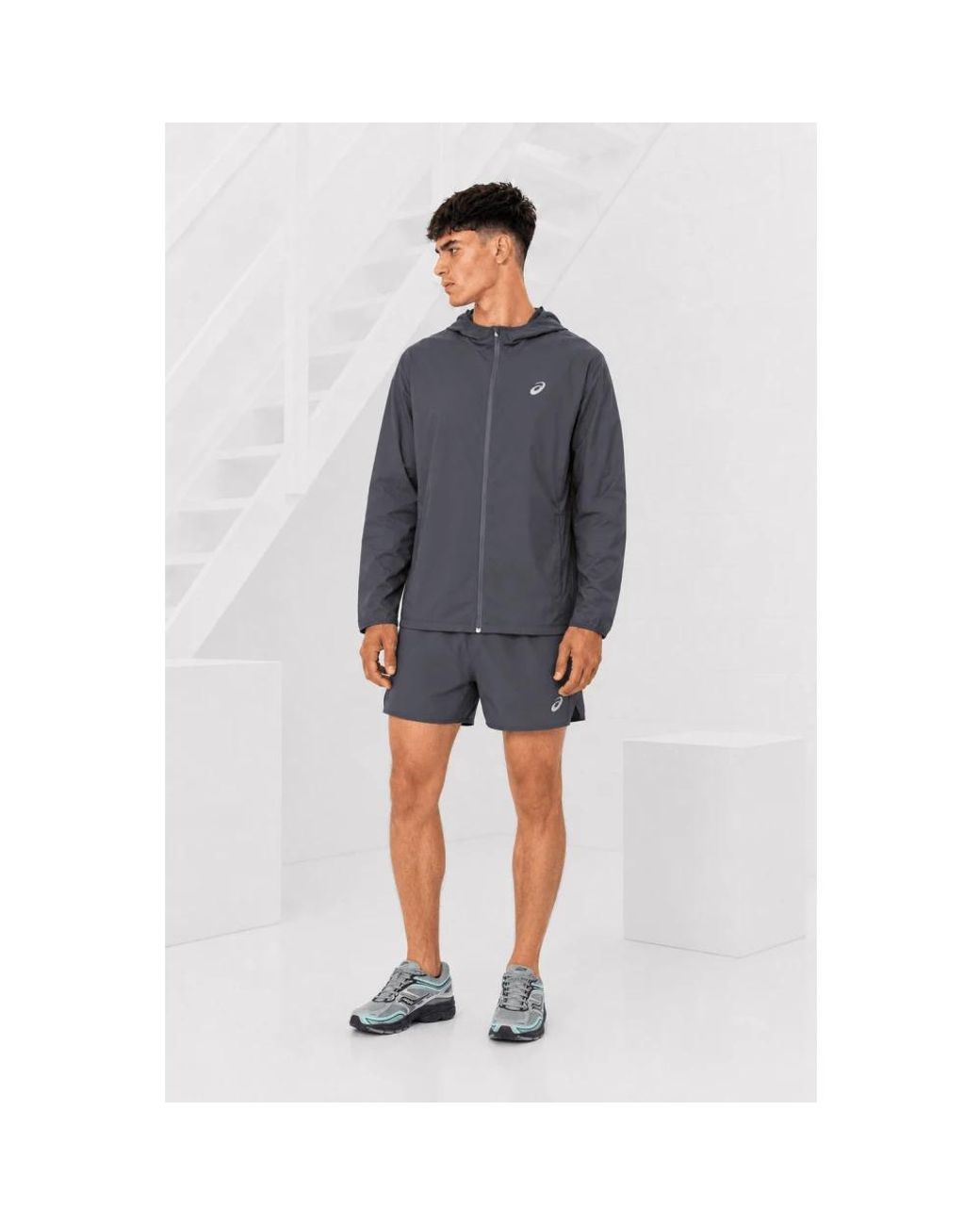 Running Jackets Asics pour homme en coloris Gray