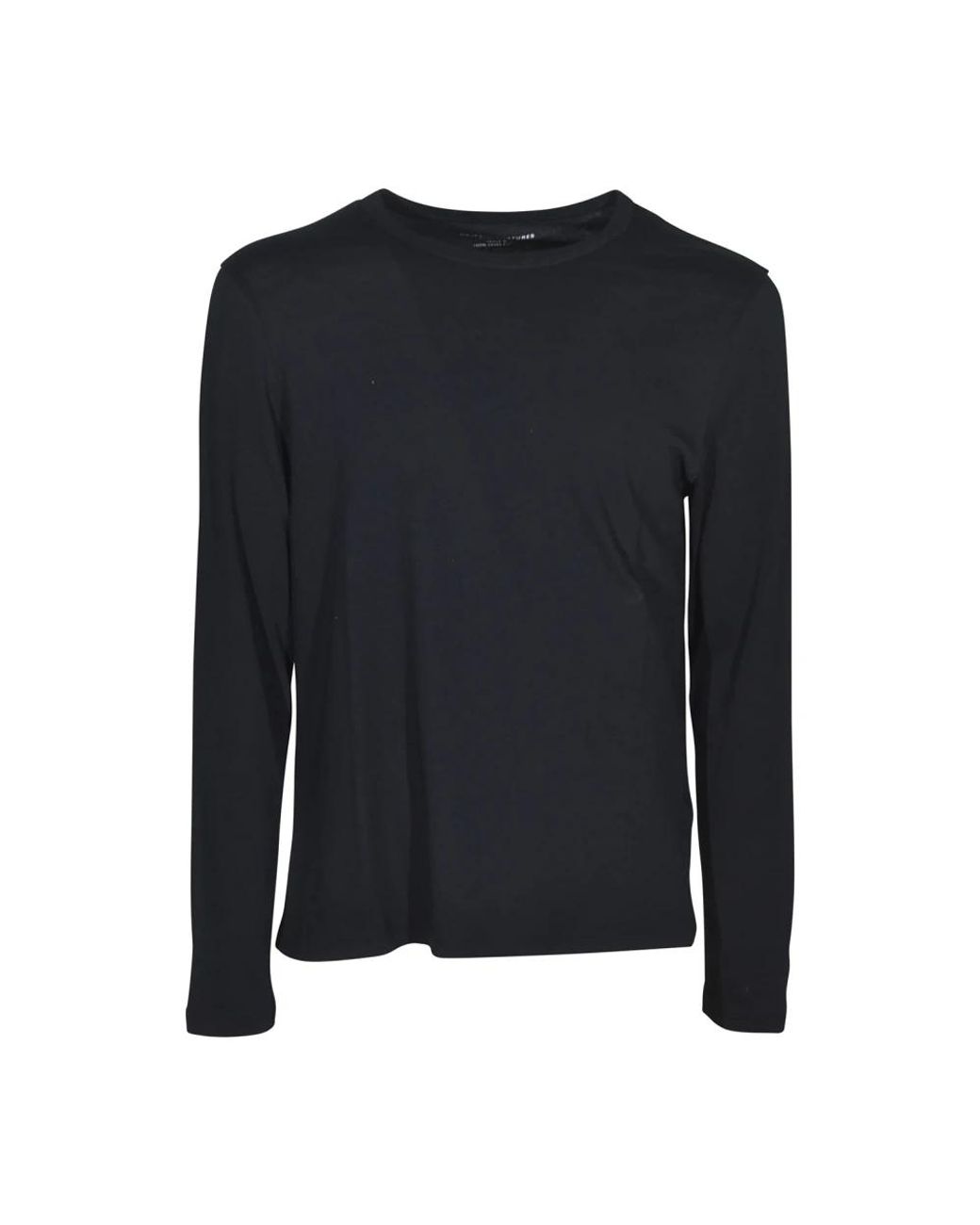 Majestic Filatures Black Round-Neck Knitwear for men