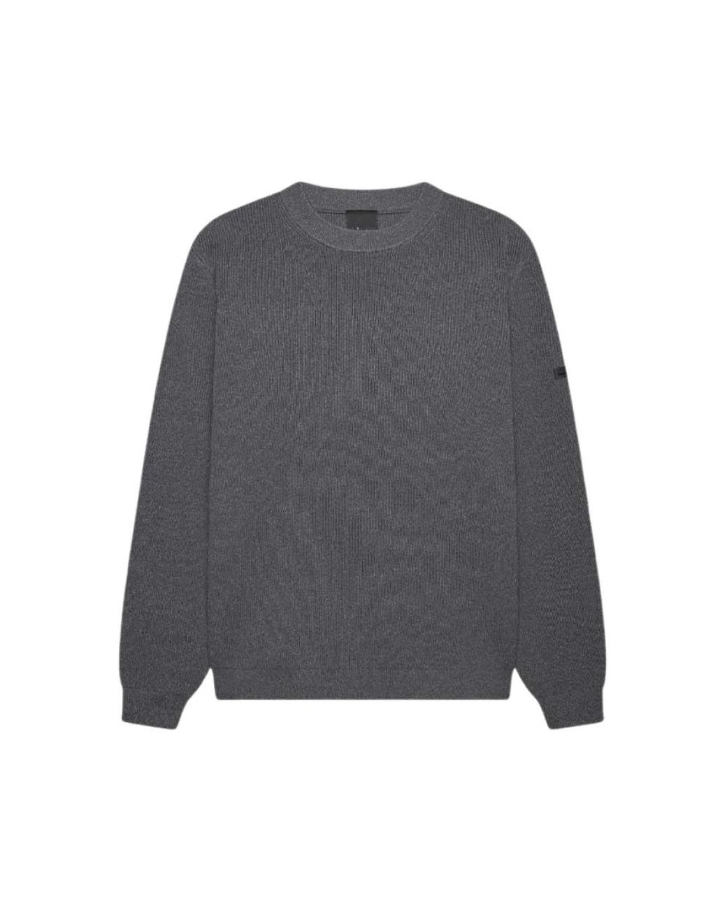 Unity Original Gray Round-Neck Knitwear for men