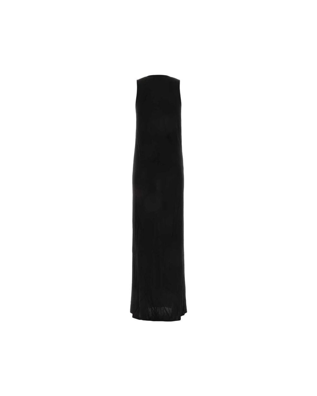 Saint Laurent Black Maxi Dresses
