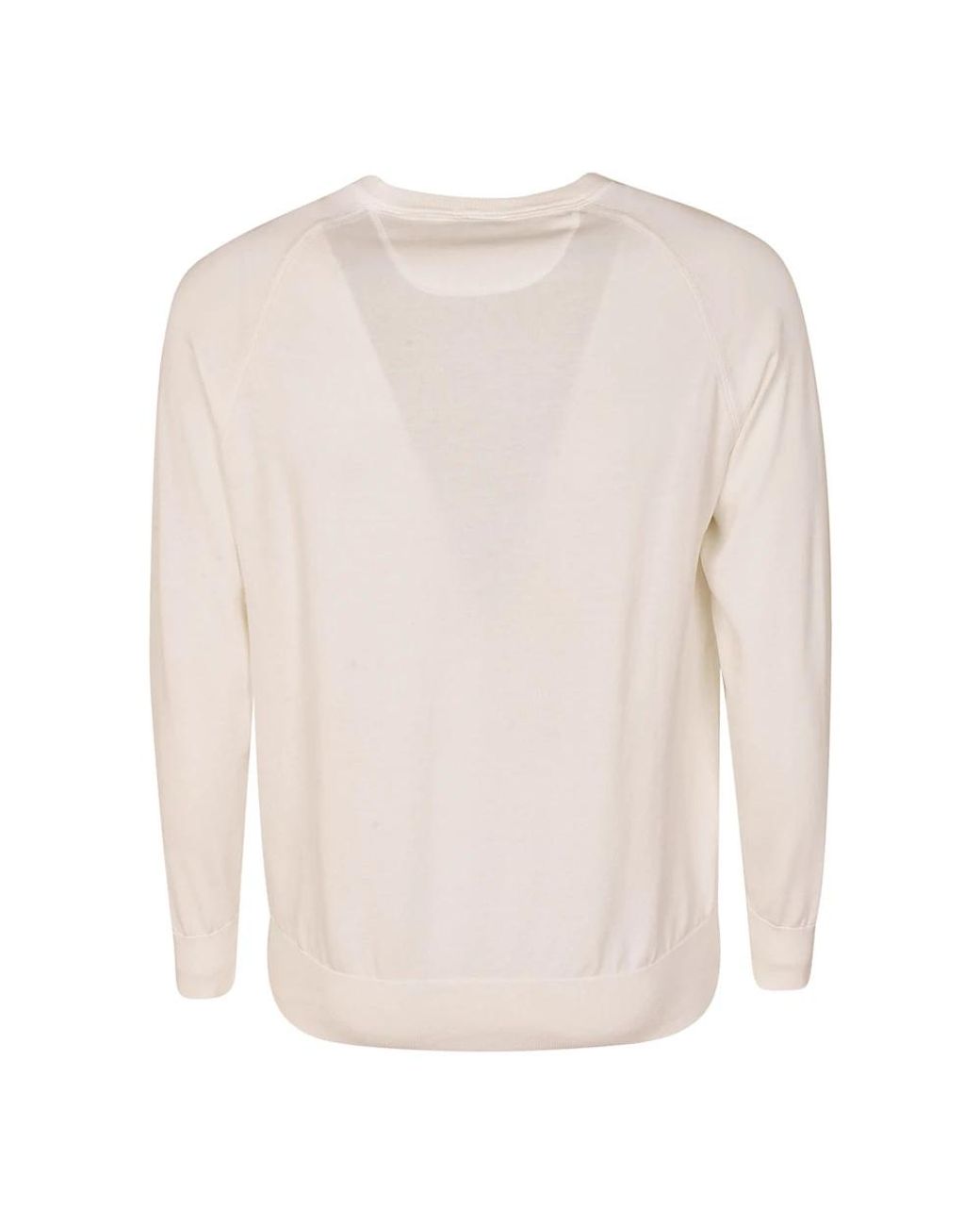 Aspesi White Round-Neck Knitwear for men