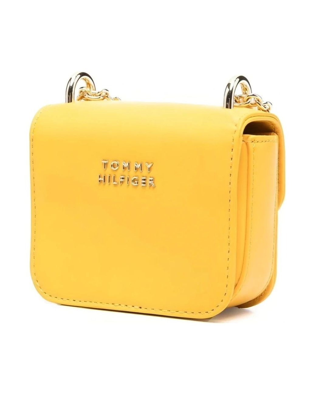 Tommy Hilfiger Yellow Cross Body Bags