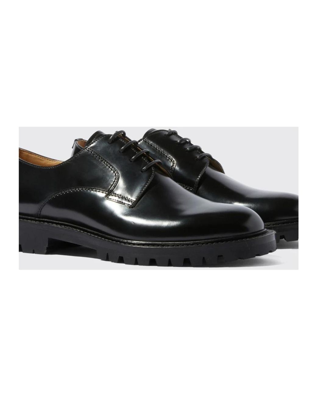 Scarosso Black Laced Shoes for men