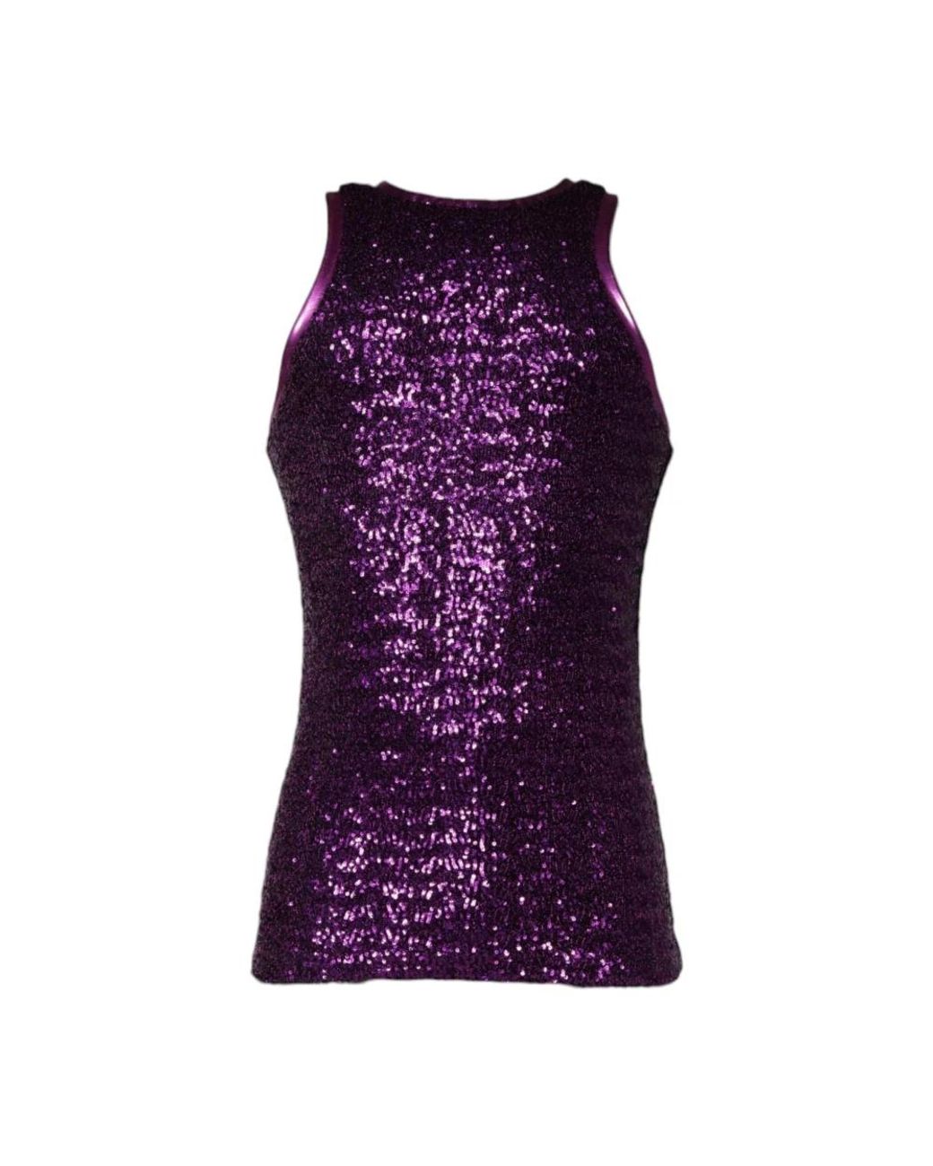 Dolce & Gabbana Purple Sleeveless Tops for men