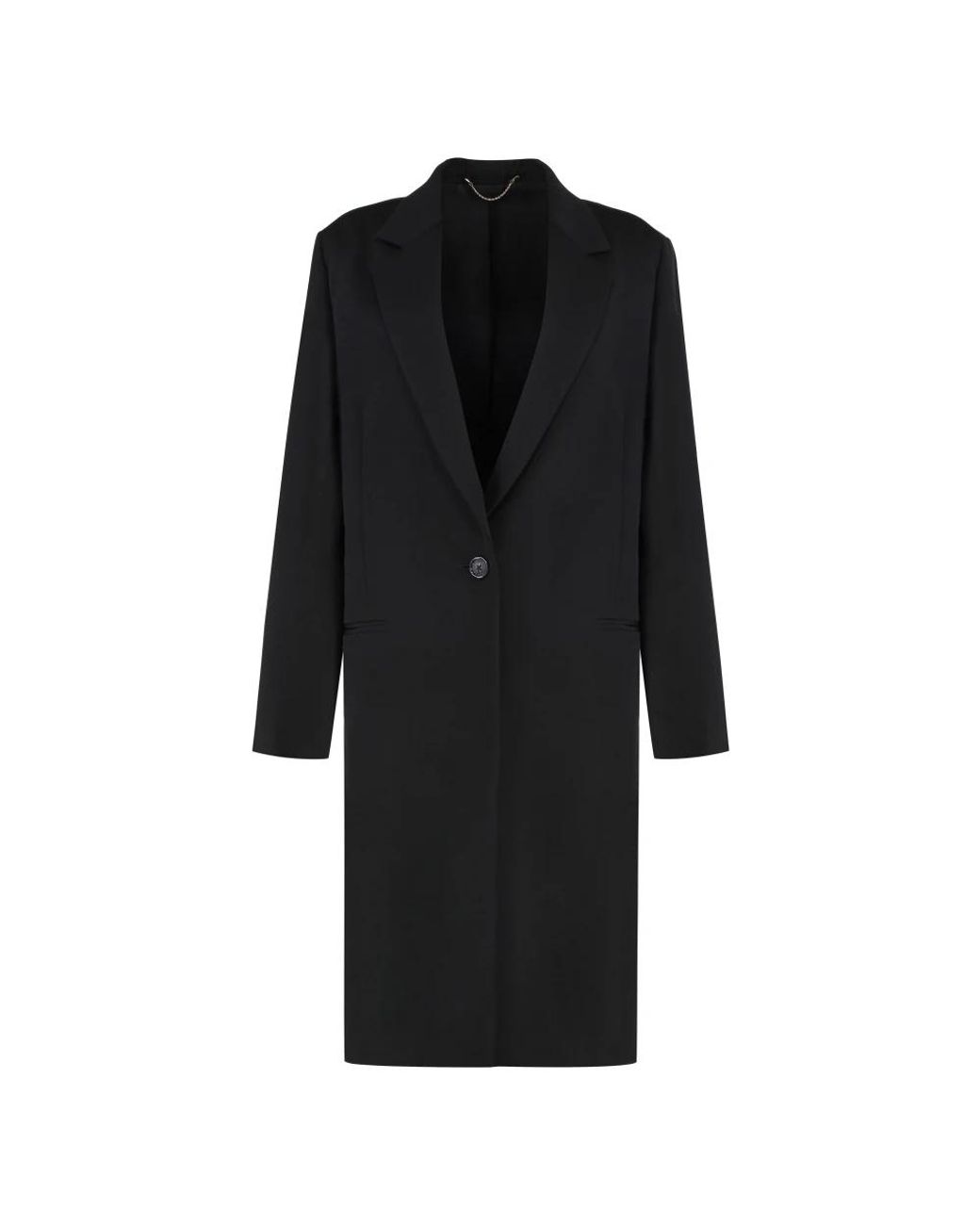 Totême Black Single-Breasted Coats