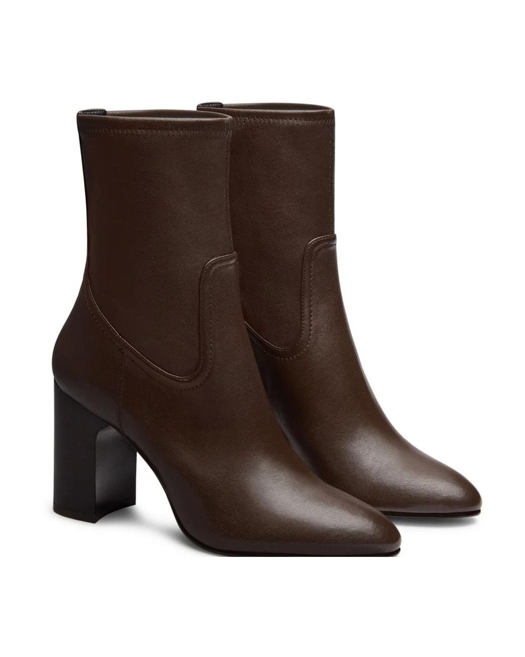 Heeled Boots Stuart Weitzman en coloris Brown