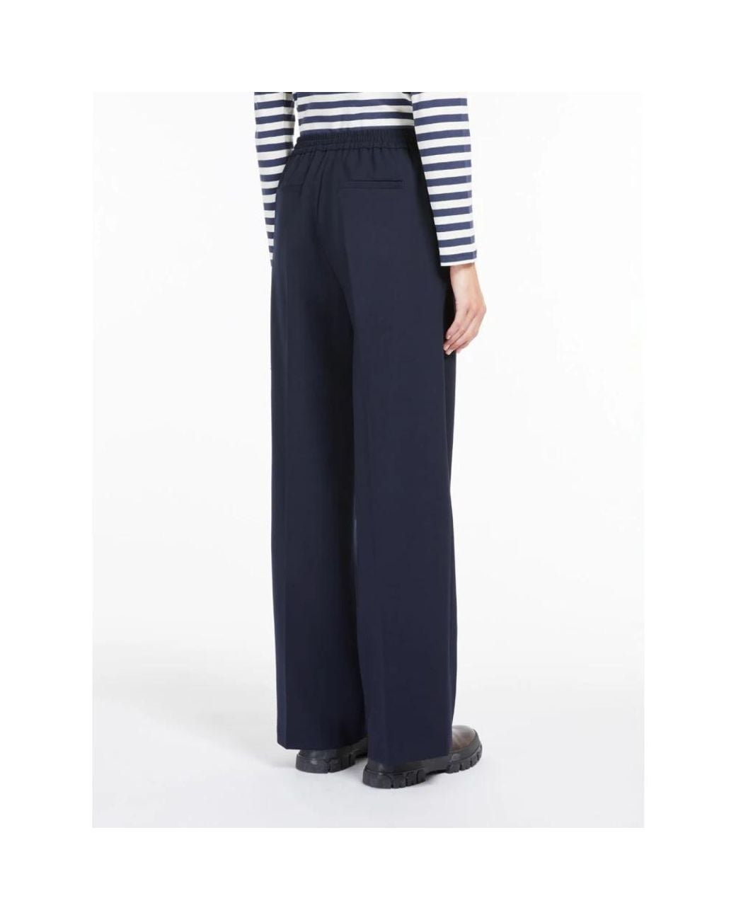 Weekend by Maxmara Blue Wide Trousers