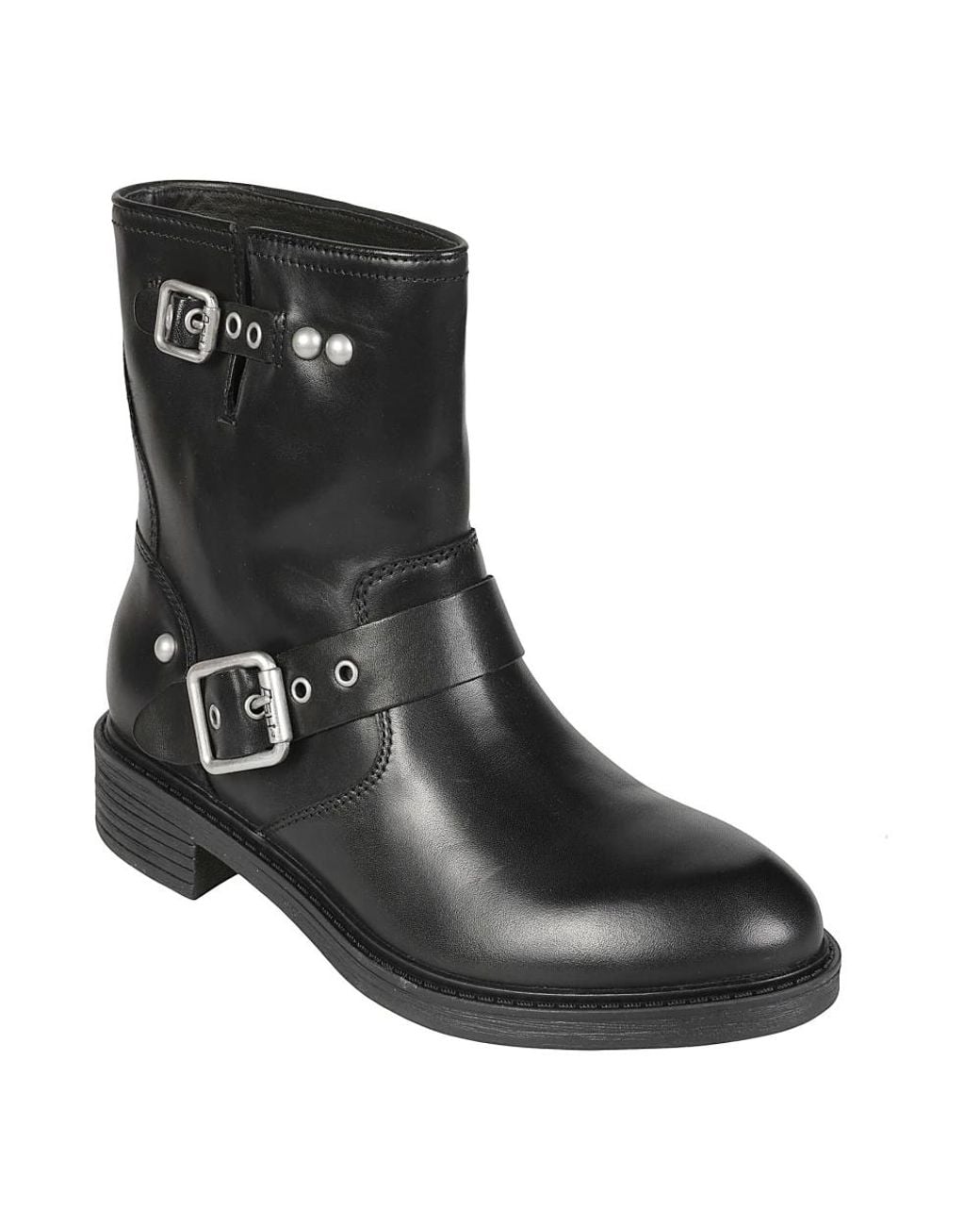 Ash Black Ankle Boots