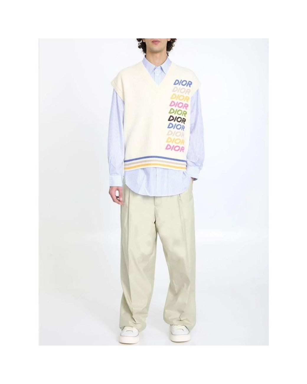 Dior Natural Wide Trousers for men