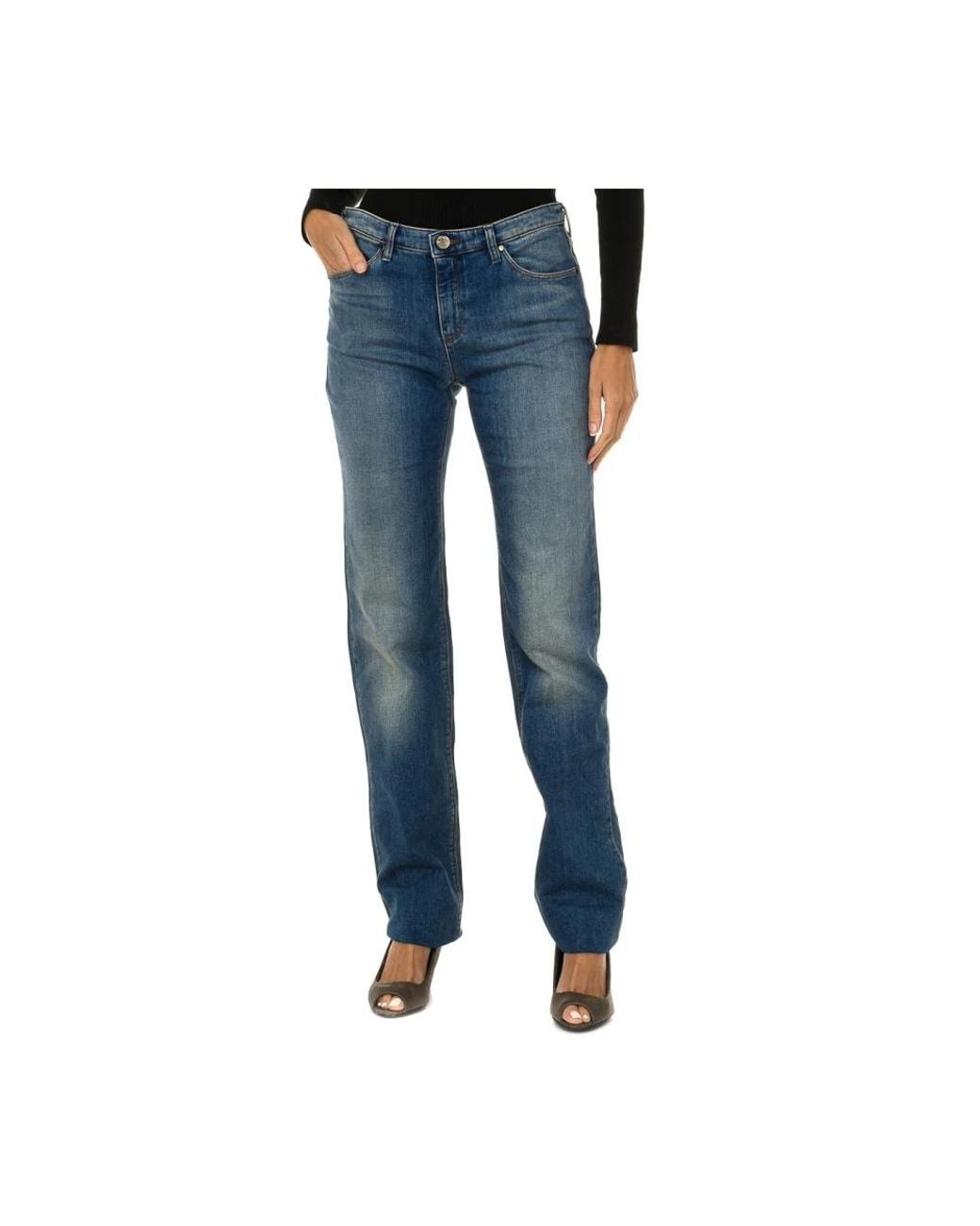 Armani Jeans Blue Straight Fit Jeans