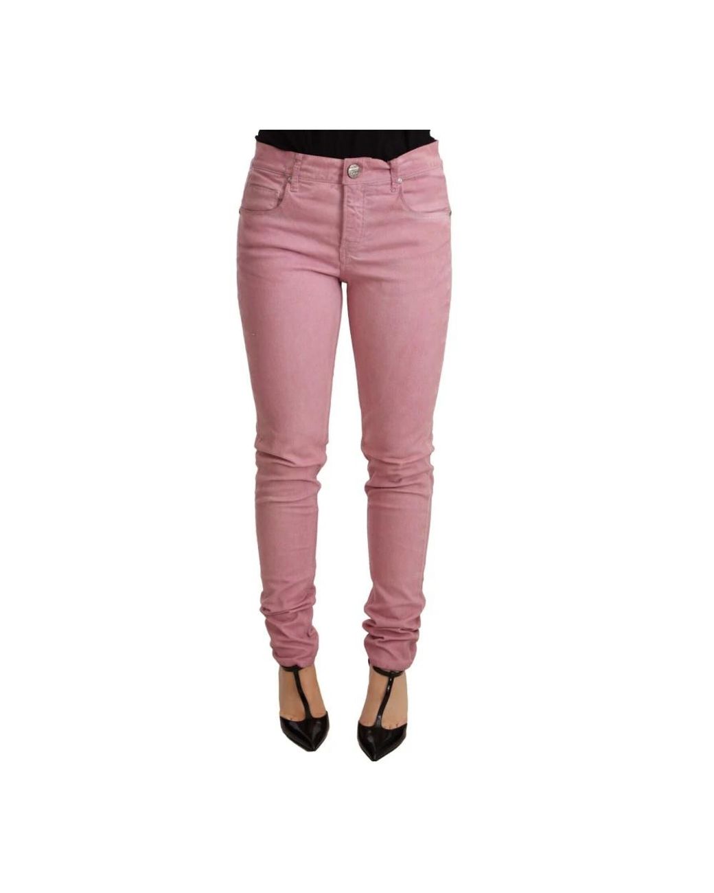 Acht Red Slim-Fit Trousers