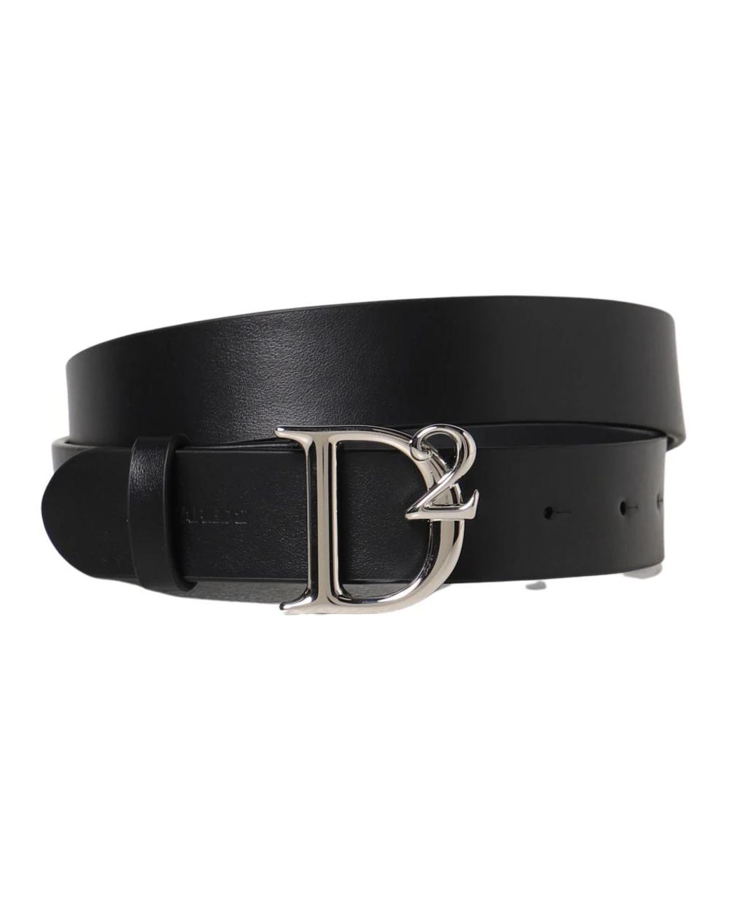DSquared² Accessoires ,Zwart ,Leer Elegante Riem in het Black