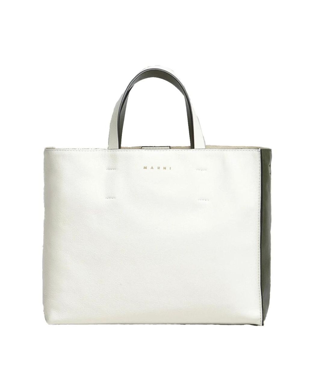 Marni White Shopping Bags