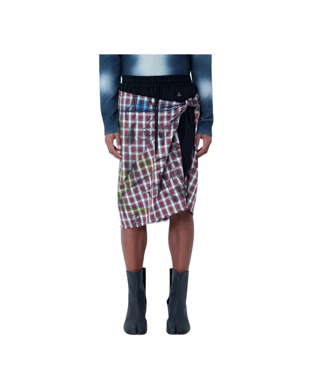 Vivienne Westwood Blue Bermudas for men