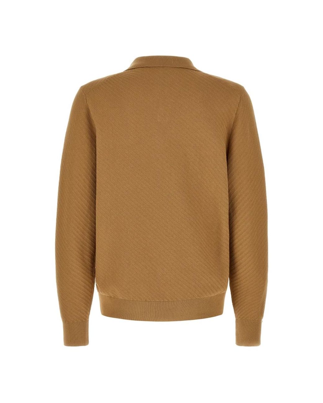 Boss Brown V-Neck Knitwear for men