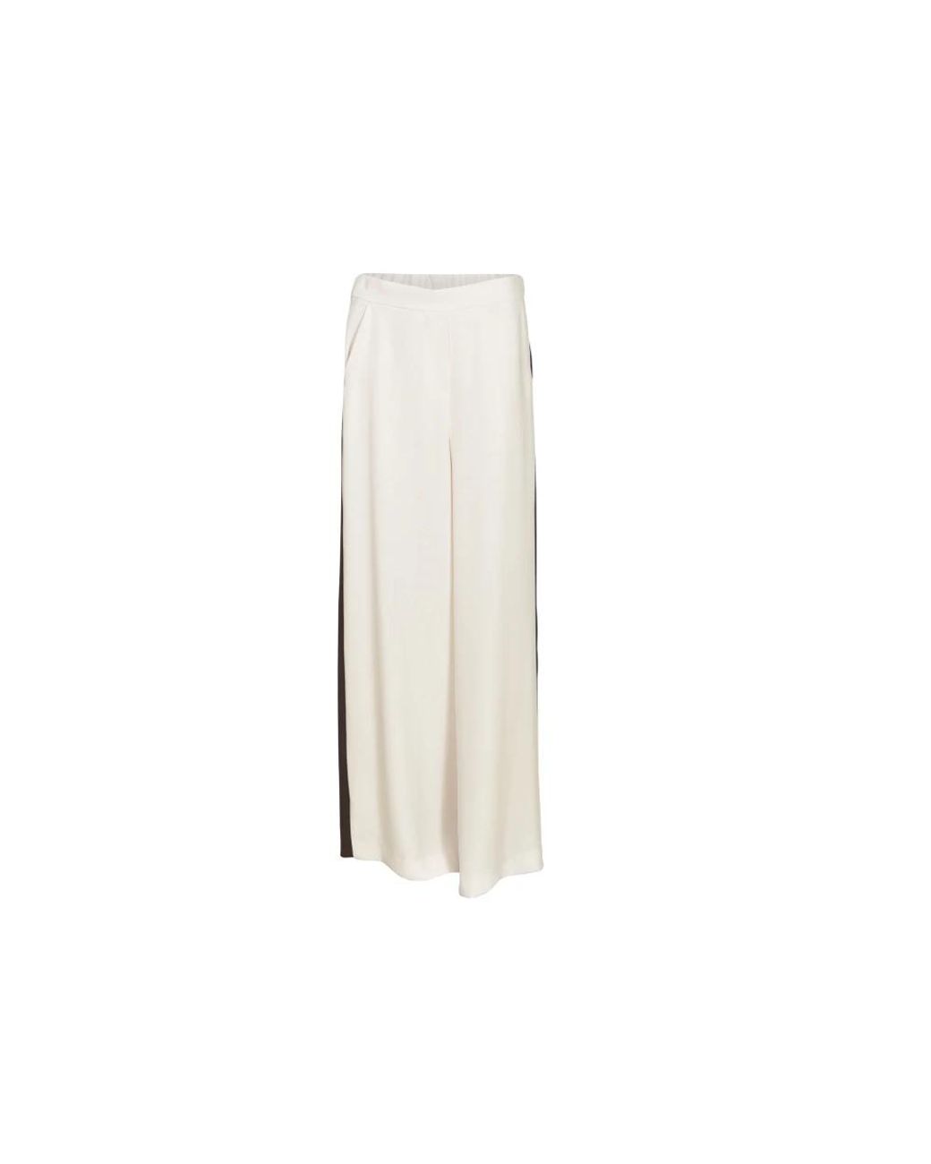 P.A.R.O.S.H. White Wide Trousers