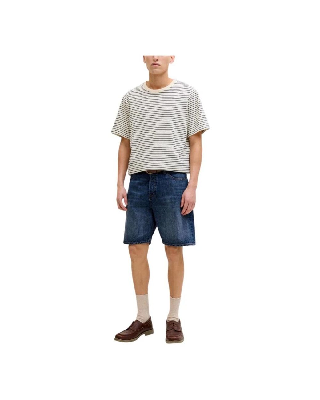 Jack & Jones Blue Denim Shorts for men