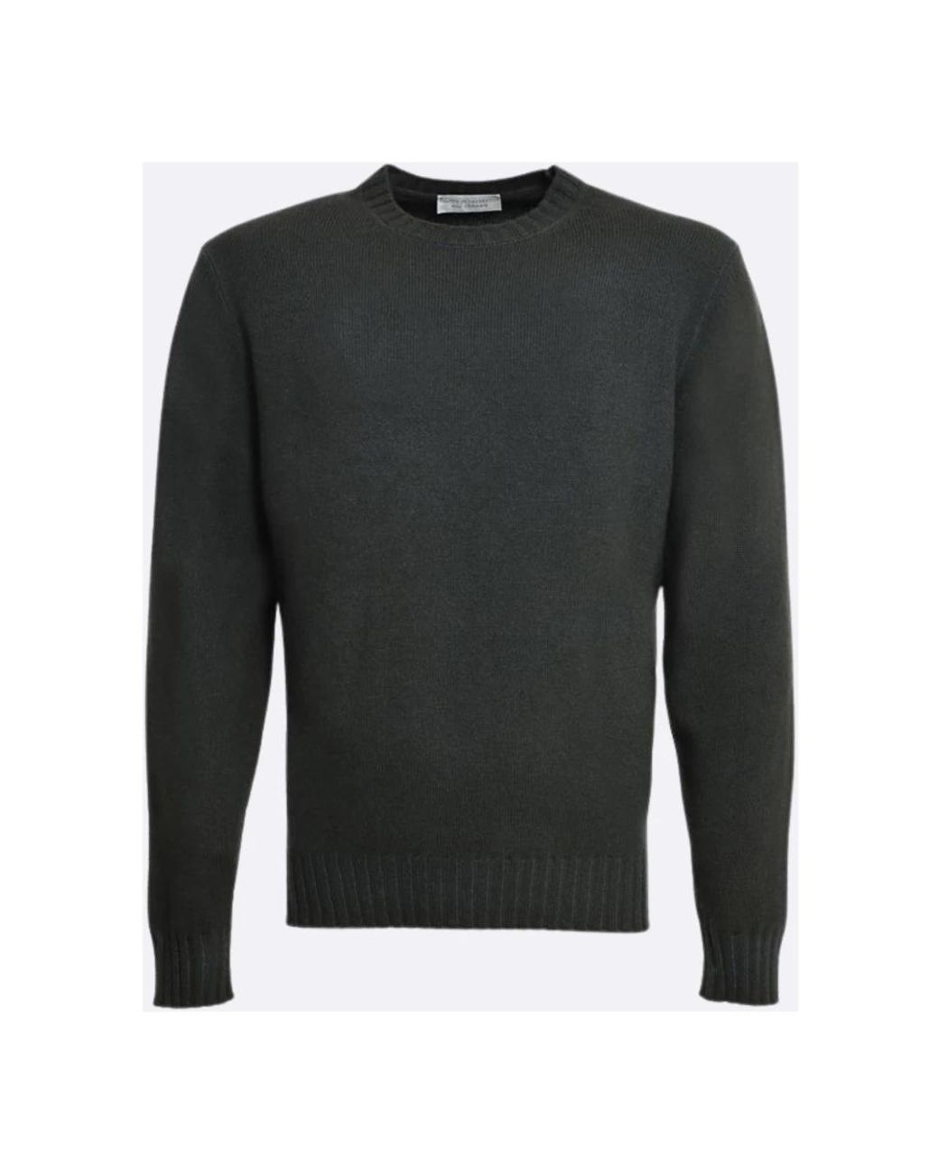FILIPPO DE LAURENTIIS Green Round-Neck Knitwear for men