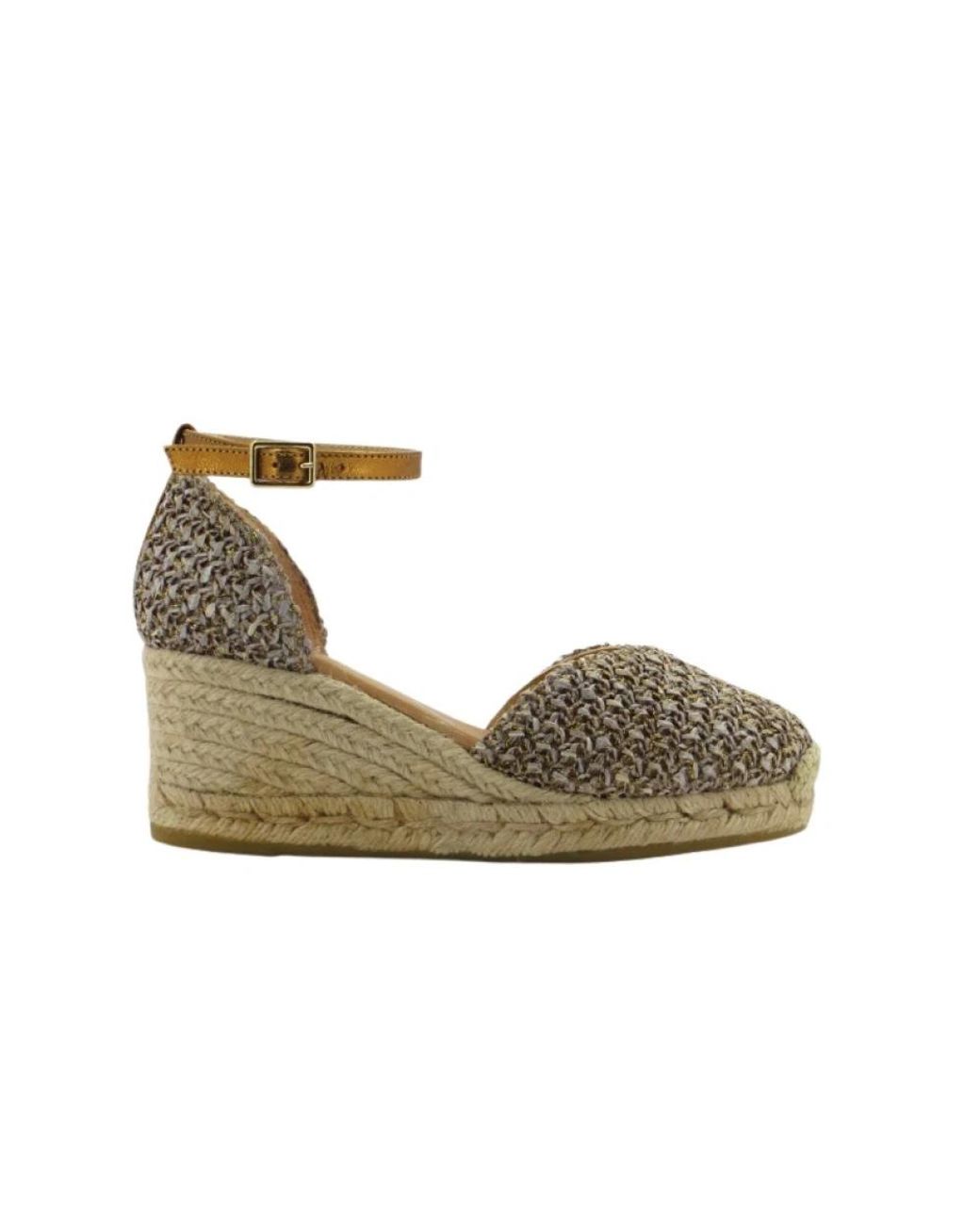 Wedges di Espadrilles in Metallic