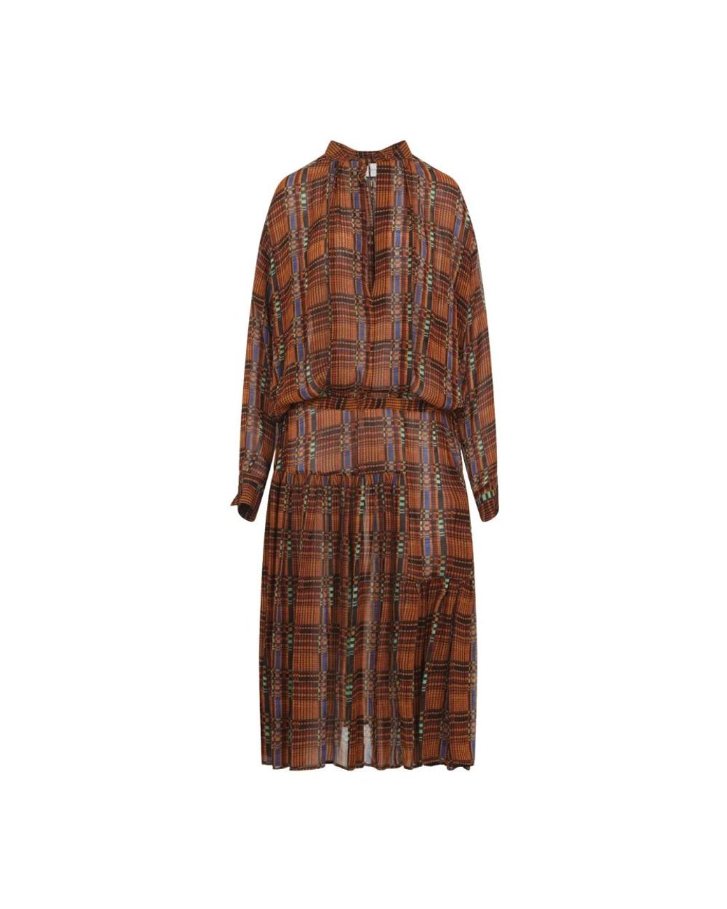 Dries Van Noten Brown Midi Dresses