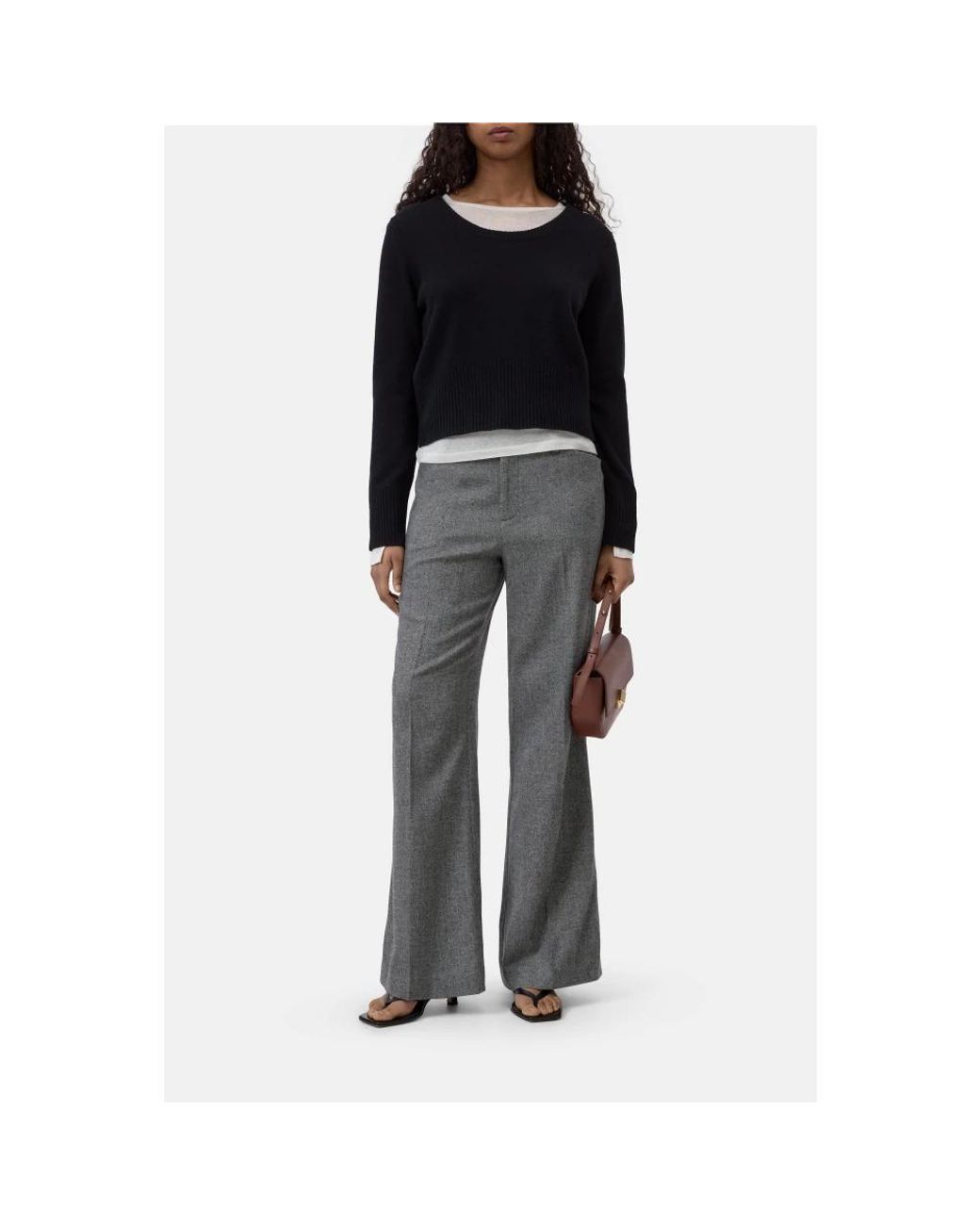 Closed Black Round-Neck Knitwear