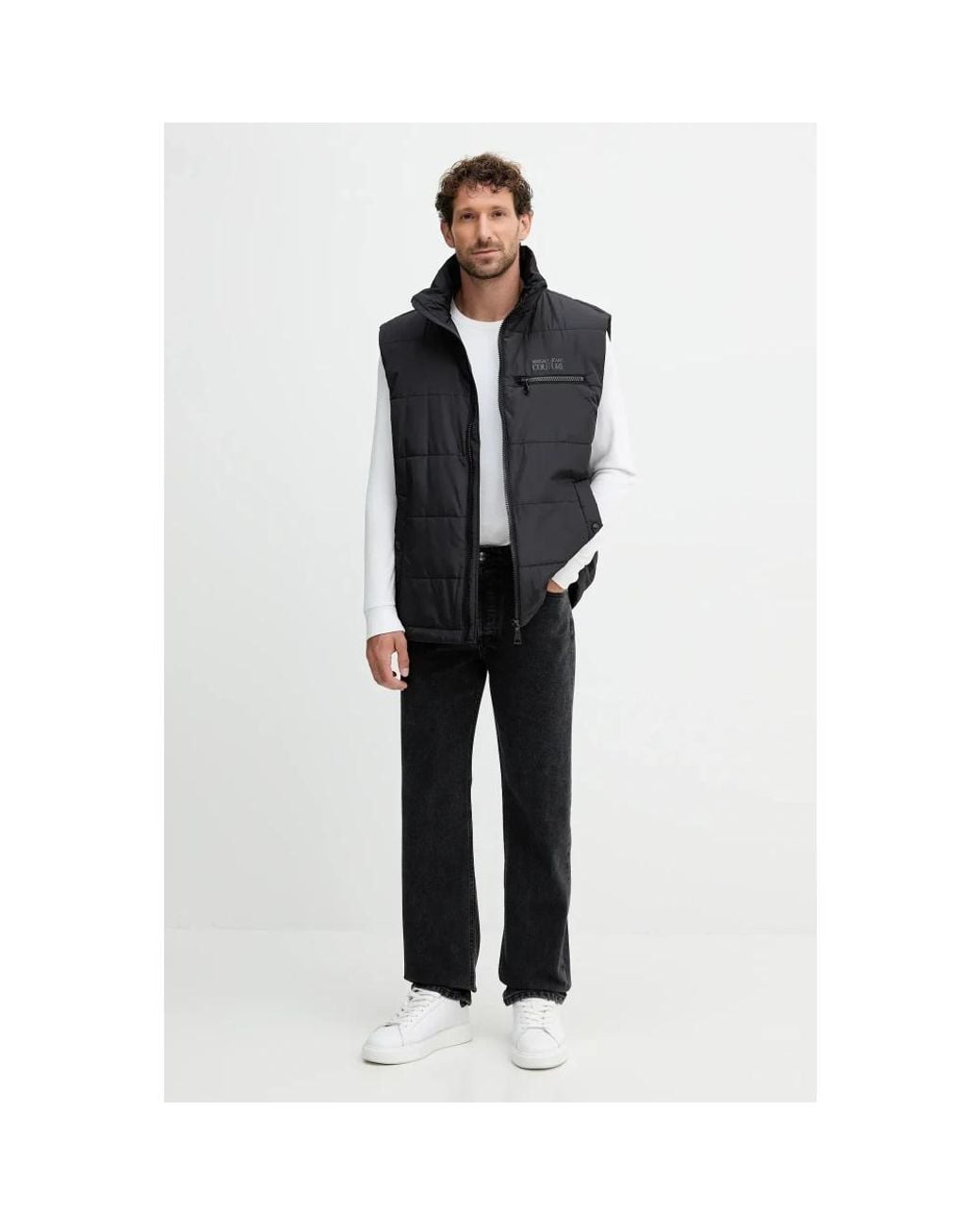 Vests Versace Jeans Couture de hombre de color Black