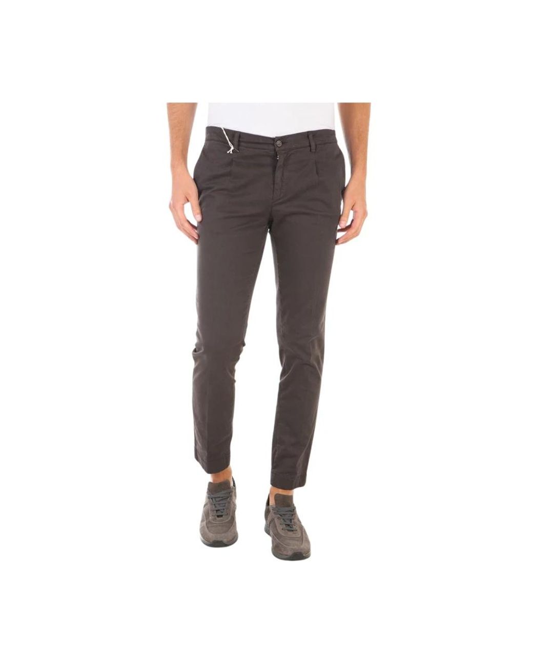 Daniele Alessandrini Gray Chinos for men