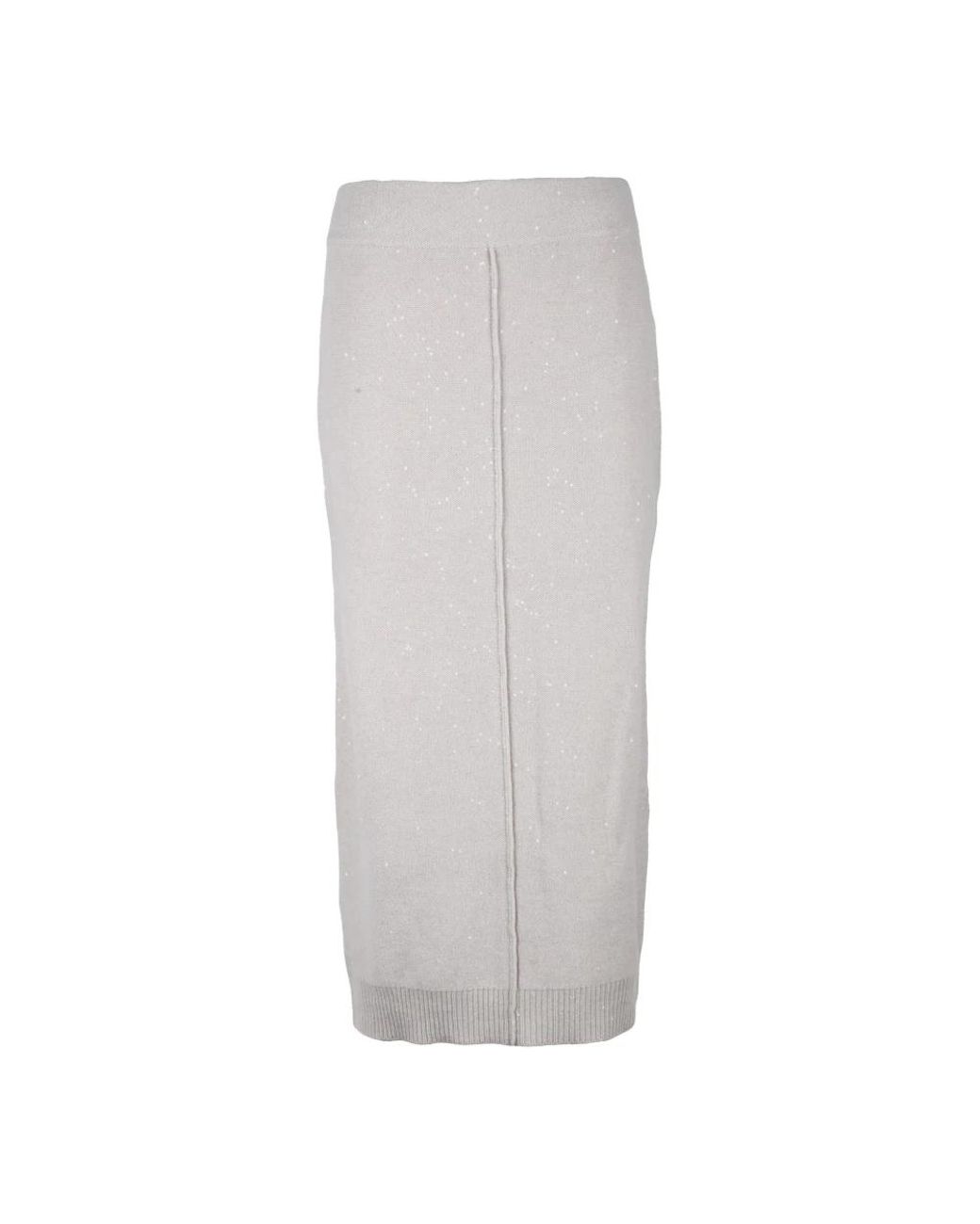 Panicale Rokken ,Grijs ,Polyester Tube Knit Rok in het Gray