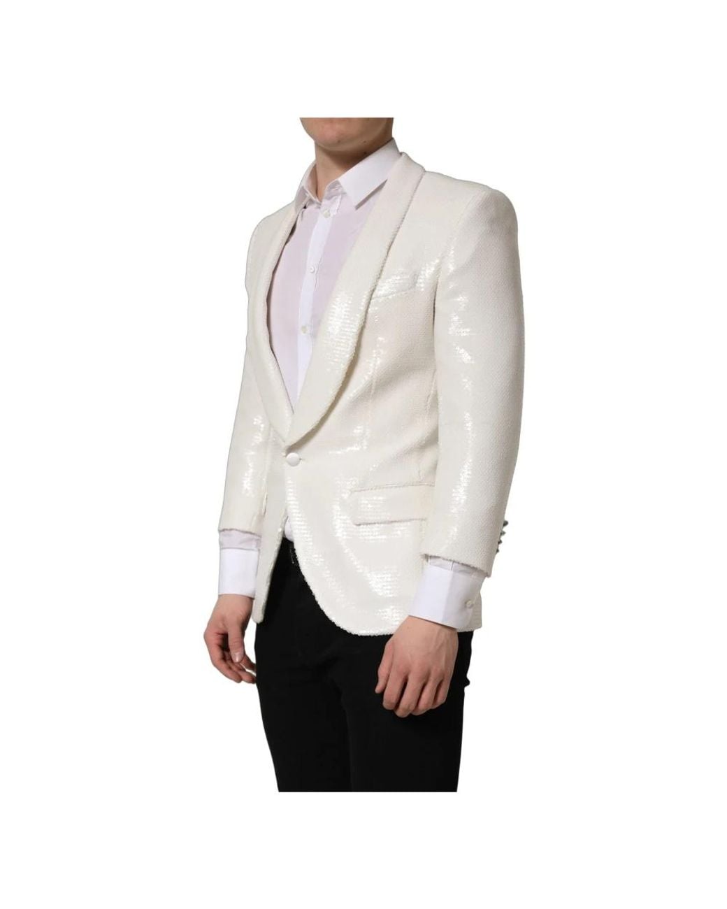 Dolce & Gabbana White Blazers for men