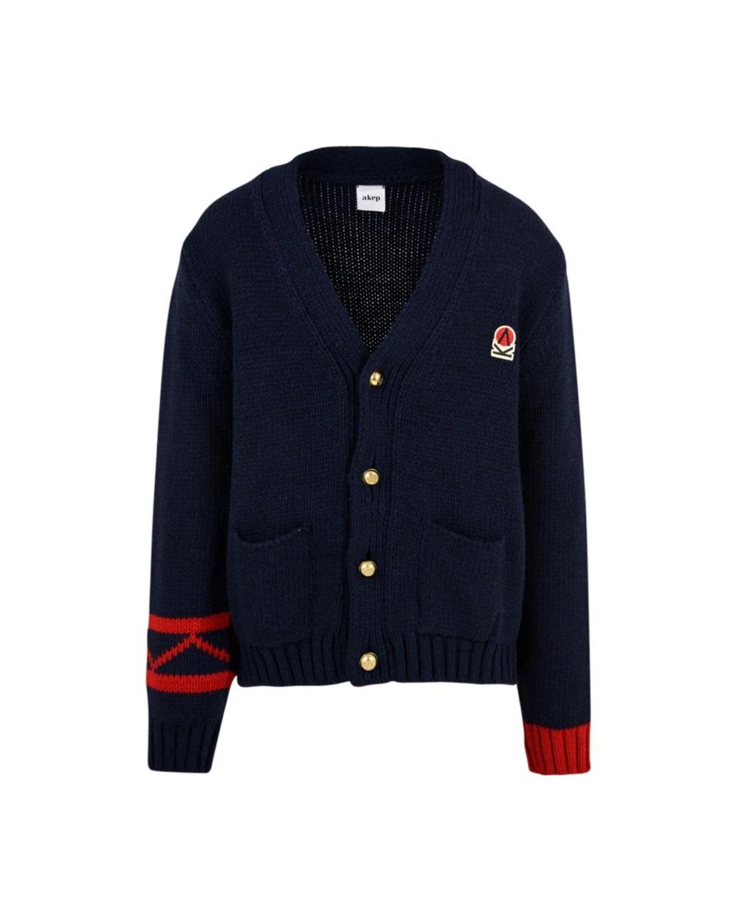 Cardigans Akep de hombre de color Blue