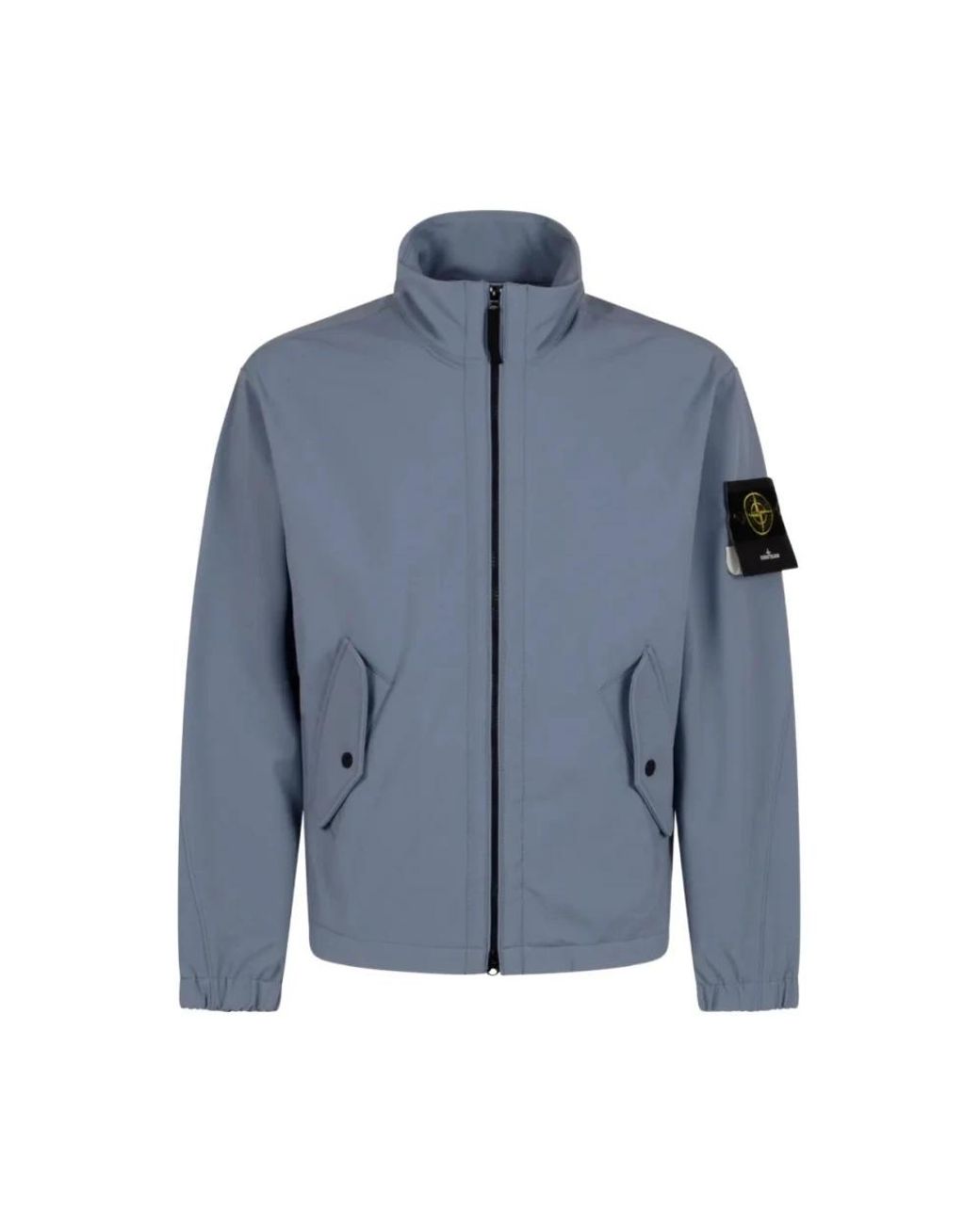 Stone Island Blue Bomber Jackets for men