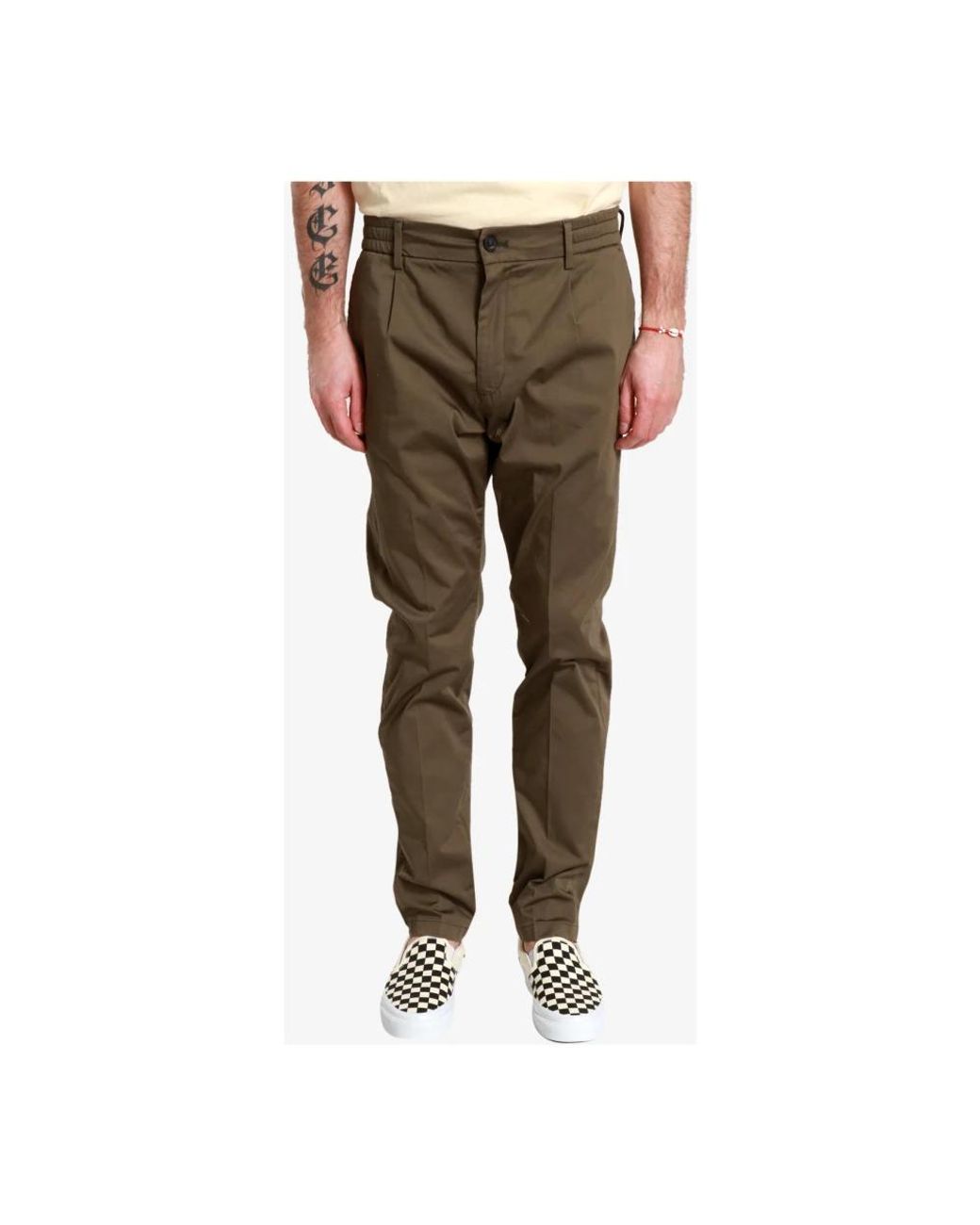 Chinos Cruna de hombre de color Gray