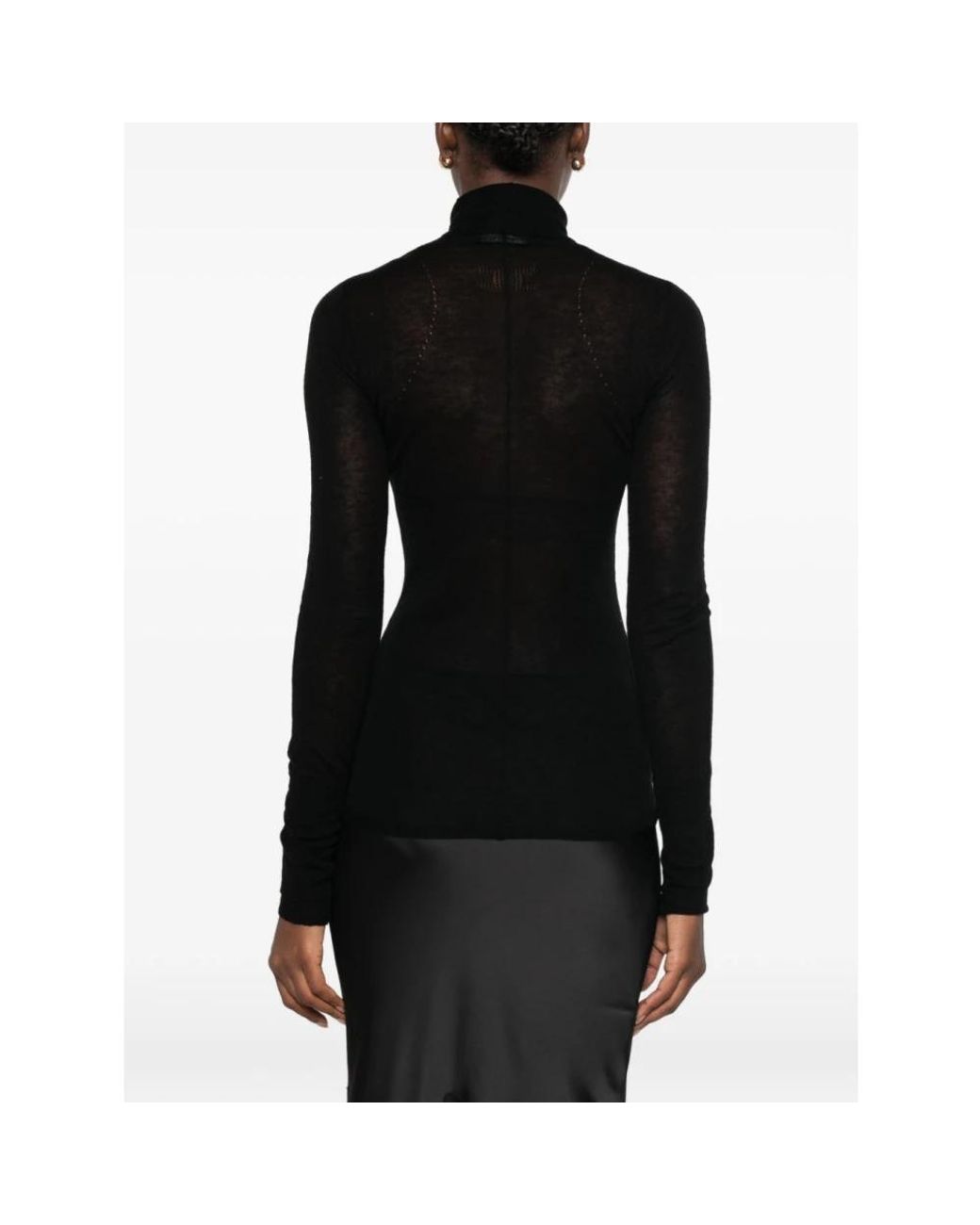 Elisabetta Franchi Black Turtlenecks