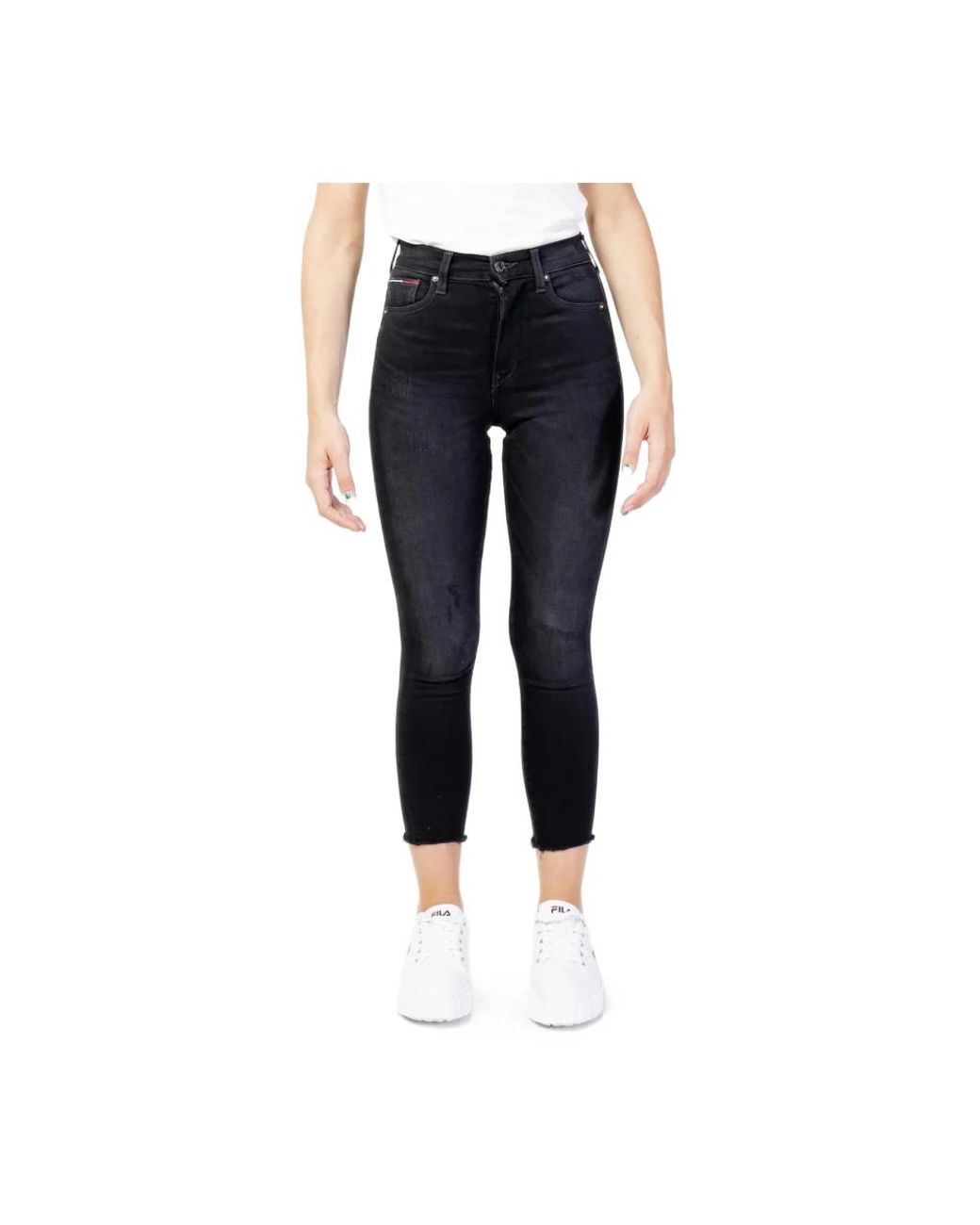 Tommy Hilfiger Blue Cropped Jeans