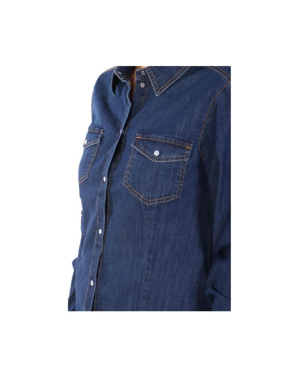 Marella Blue Denim Shirts