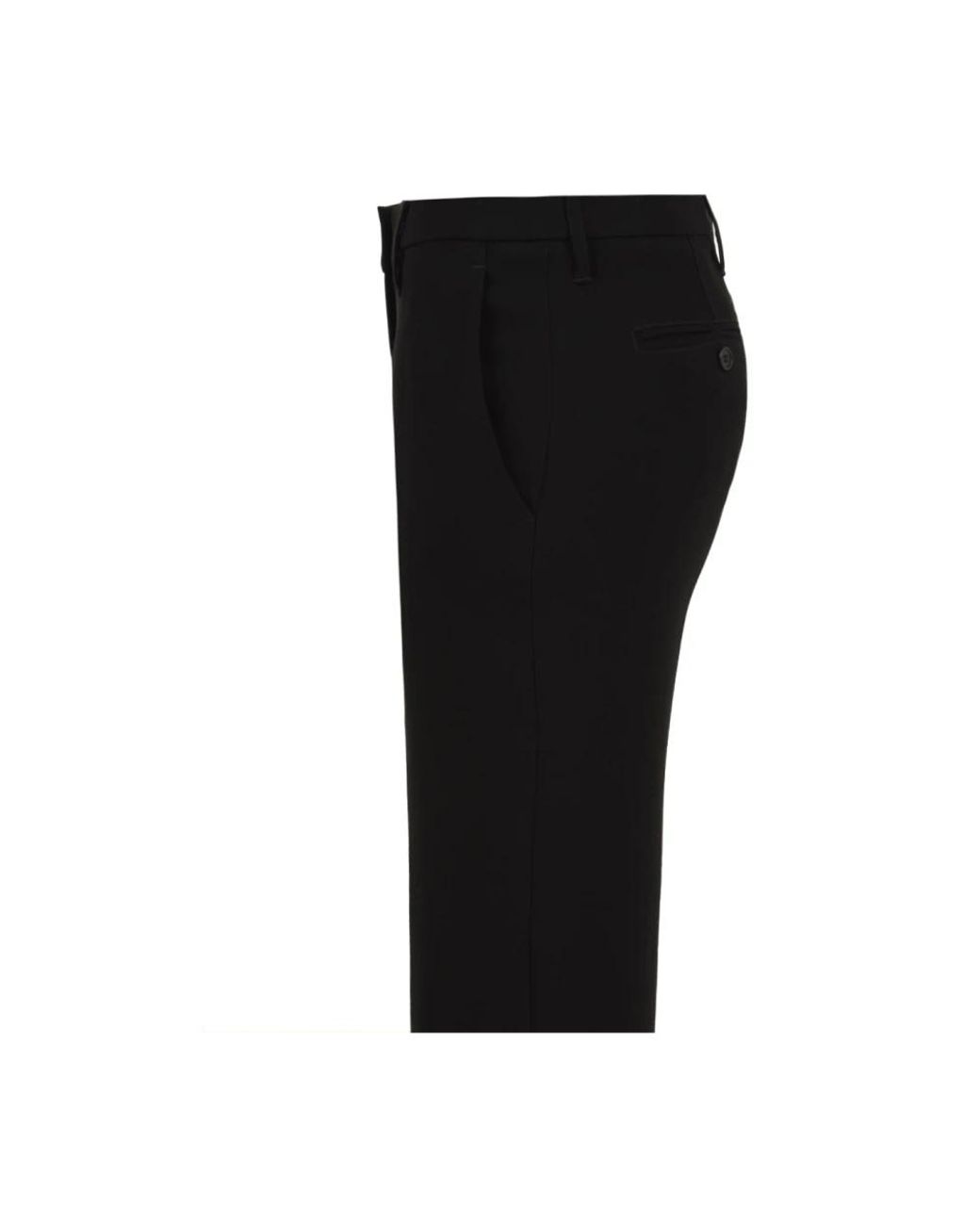 Aspesi Black Cropped Trousers