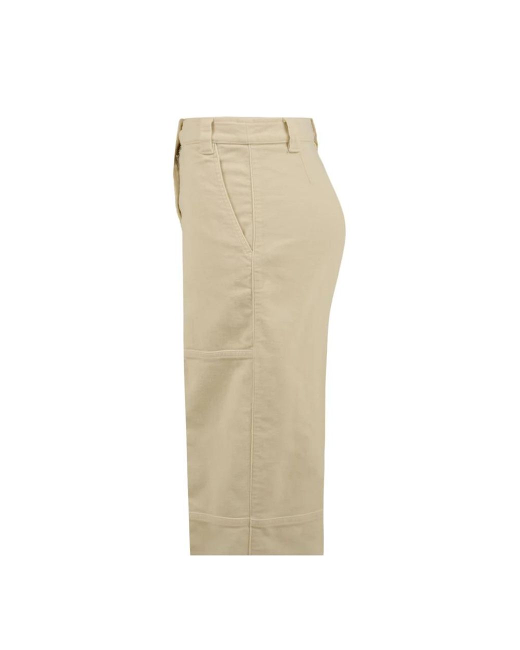 Aspesi Natural Straight Trousers