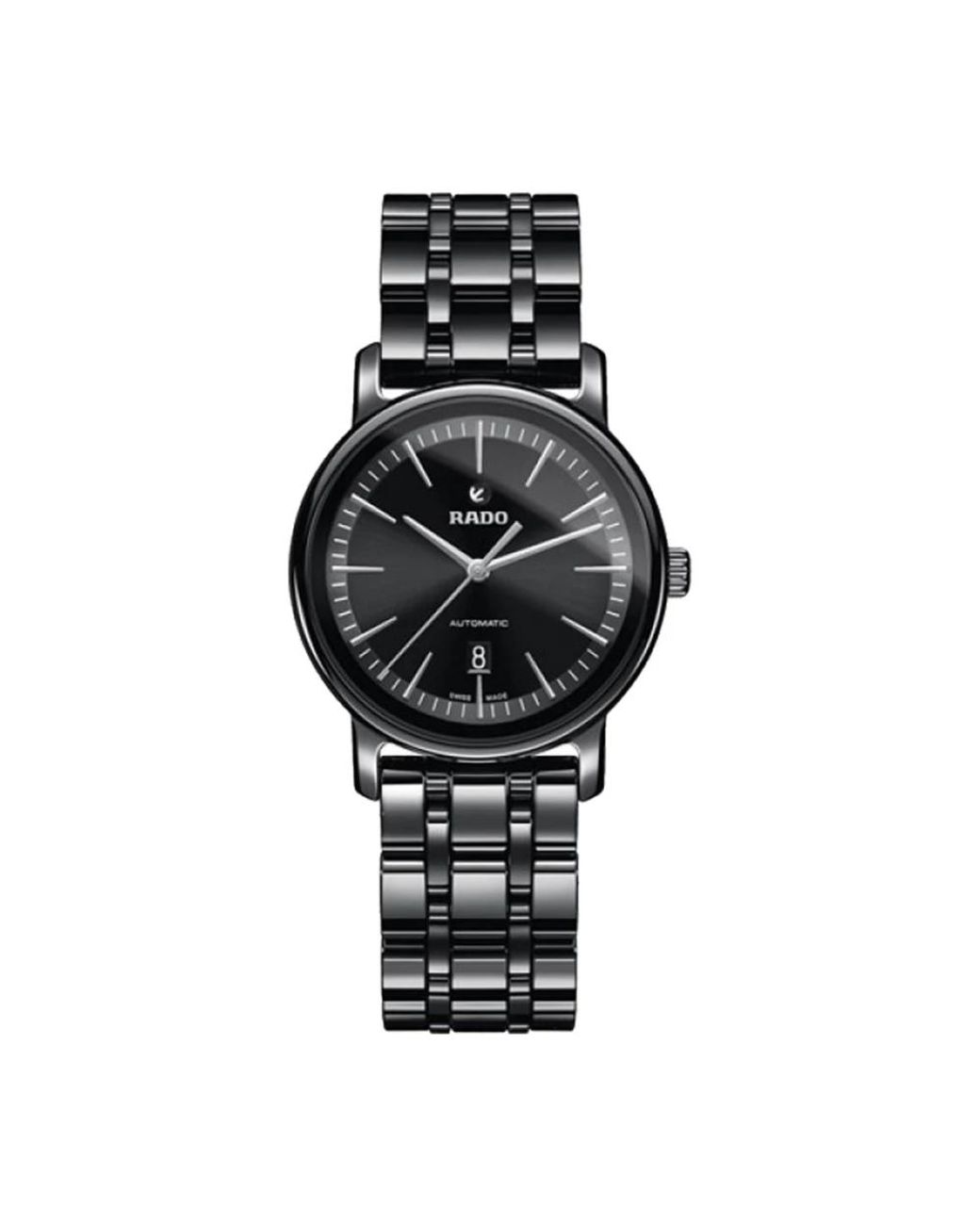 Rado Accessoires ,Zwart ,Dia Master Horloge in het Black