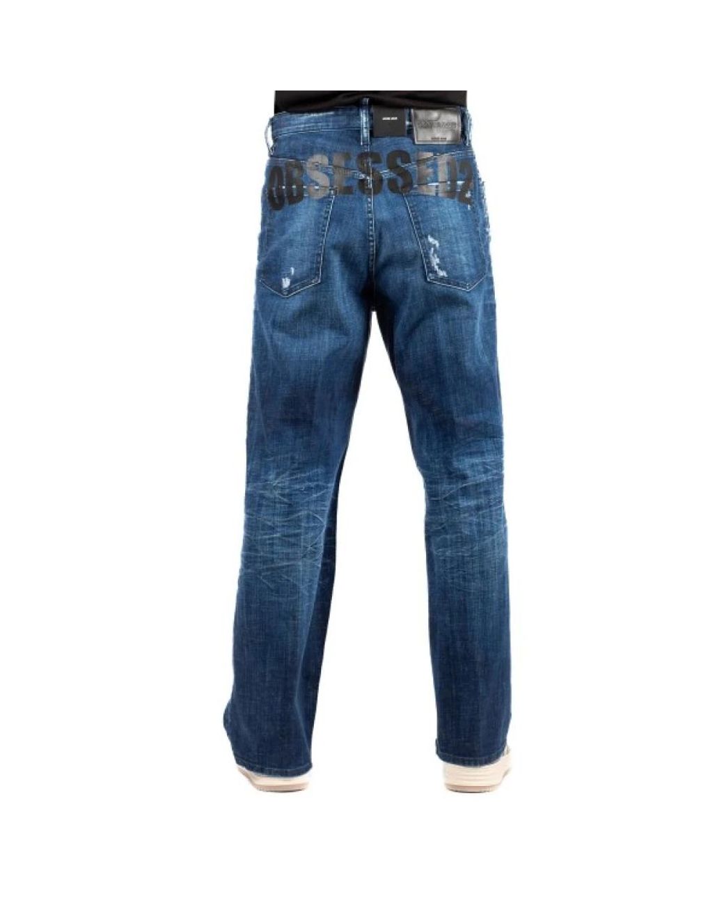 DSquared² Blue Straight Fit Jeans for men