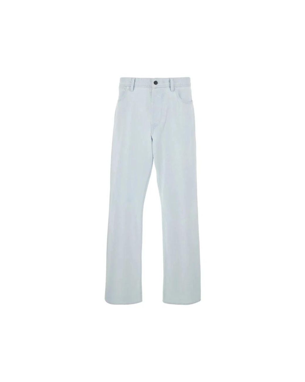 Stone Island Blue Wide Jeans for men